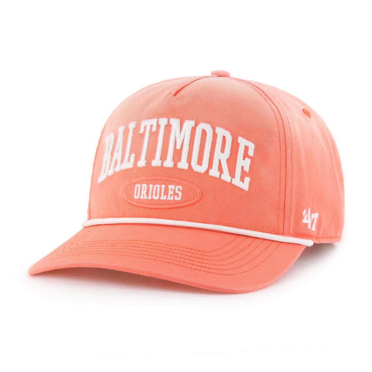 BALTIMORE ORIOLES TYBEE ROPE '47 HITCH RF RELAXED FIT GRAPEFRUIT