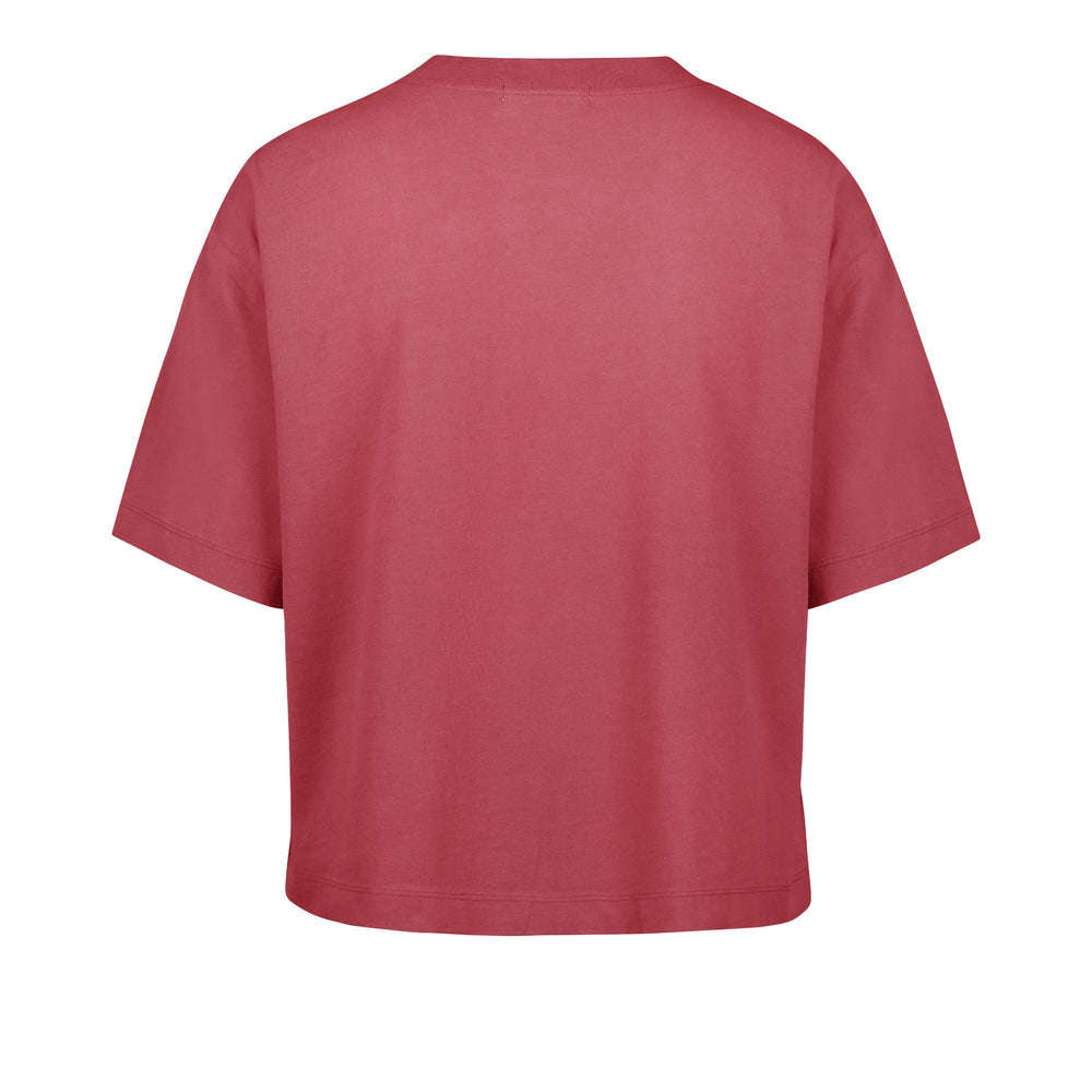 CINCINNATI REDS COOPERSTOWN SHALE '47 MONTAUK CROP TEE WOMENS DUSTED CAYENNE