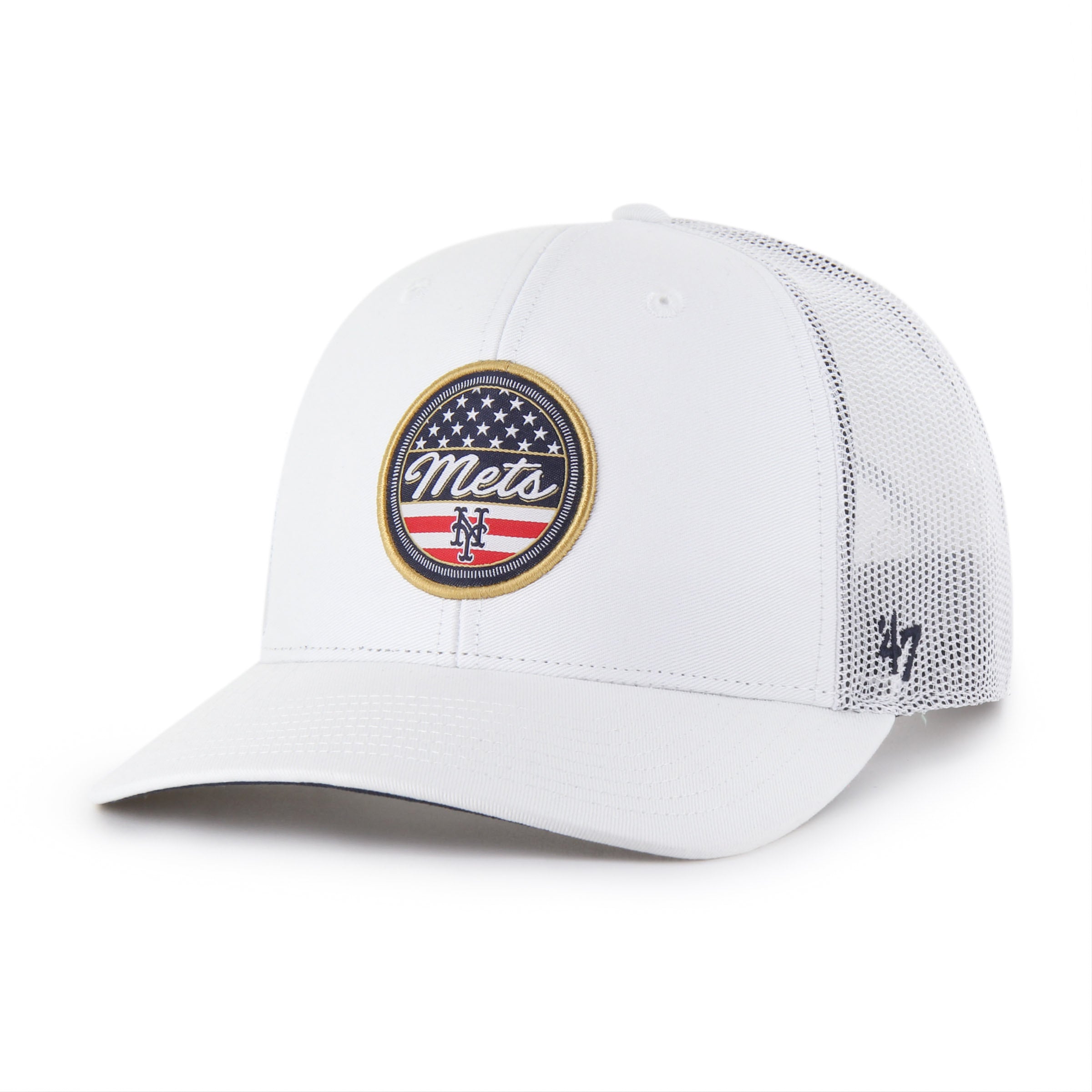 NEW YORK METS '47 TRUCKER WHITE