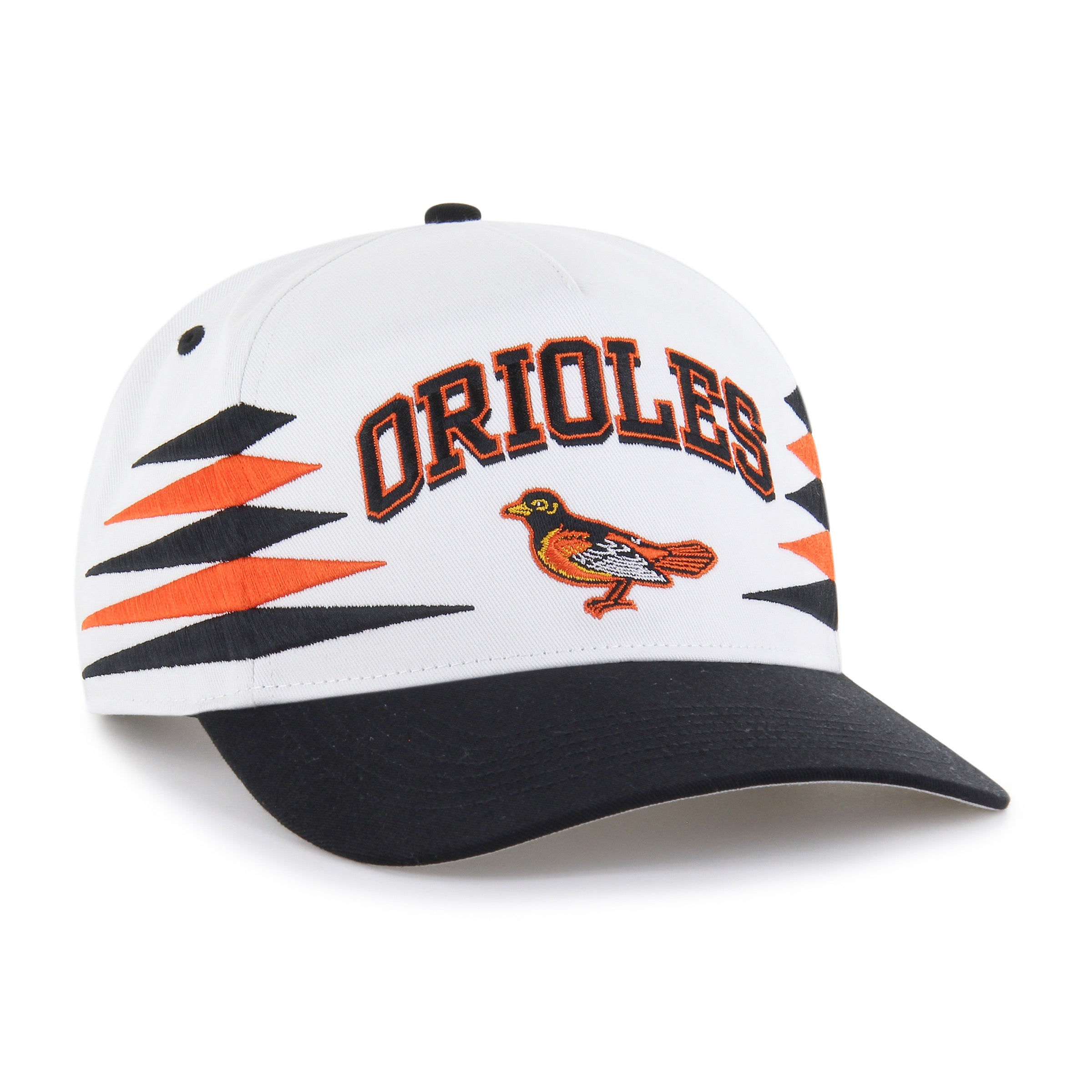 BALTIMORE ORIOLES COOPERSTOWN DIAMOND CUT '47 HITCH WHITE