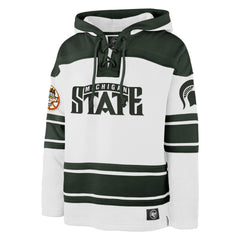 MICHIGAN STATE SPARTANS LOB DUNK SUPERIOR '47 LACER WHITE WASH