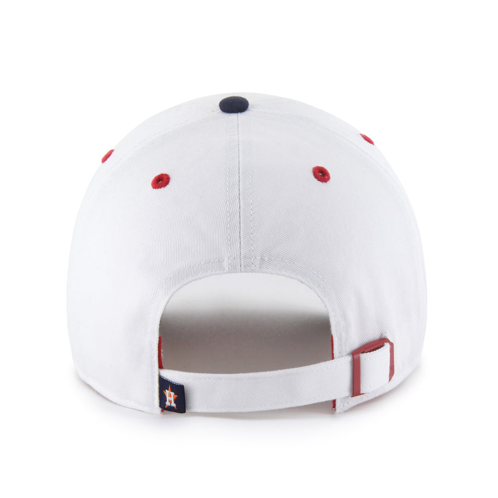 HOUSTON ASTROS PATRIOTIC FLAG FILL '47 CLEAN UP WHITE