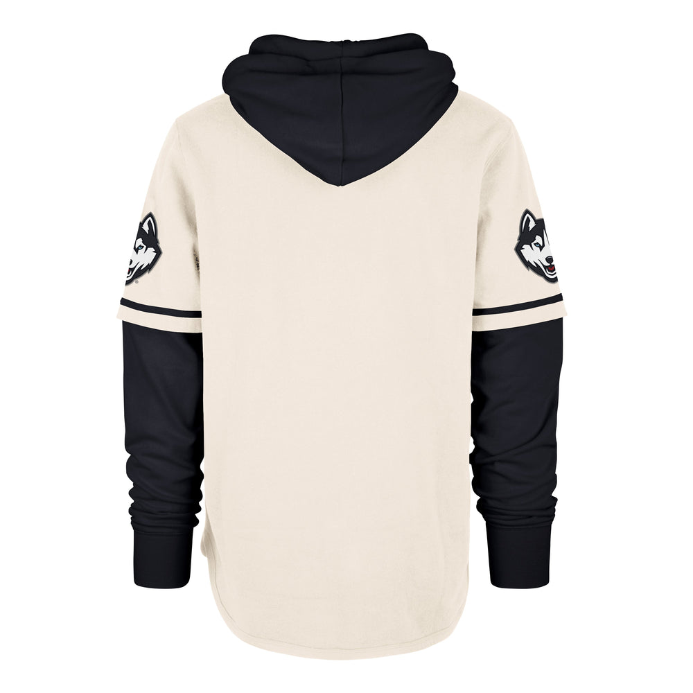 CONNECTICUT HUSKIES UCONN TRIFECTA '47 SHORTSTOP PULLOVER HOOD CREAM