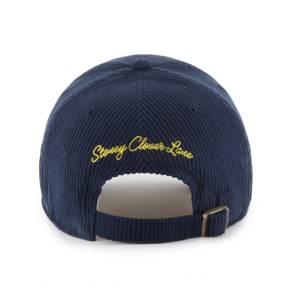 MICHIGAN WOLVERINES STONEY CLOVER LANE X '47 SQUIB CLEAN UP NAVY