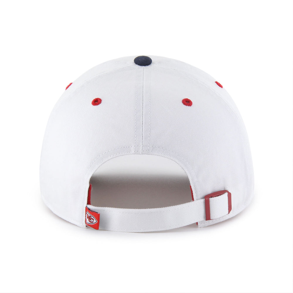 KANSAS CITY CHIEFS PATRIOTIC FLAG FILL '47 CLEAN UP WHITE