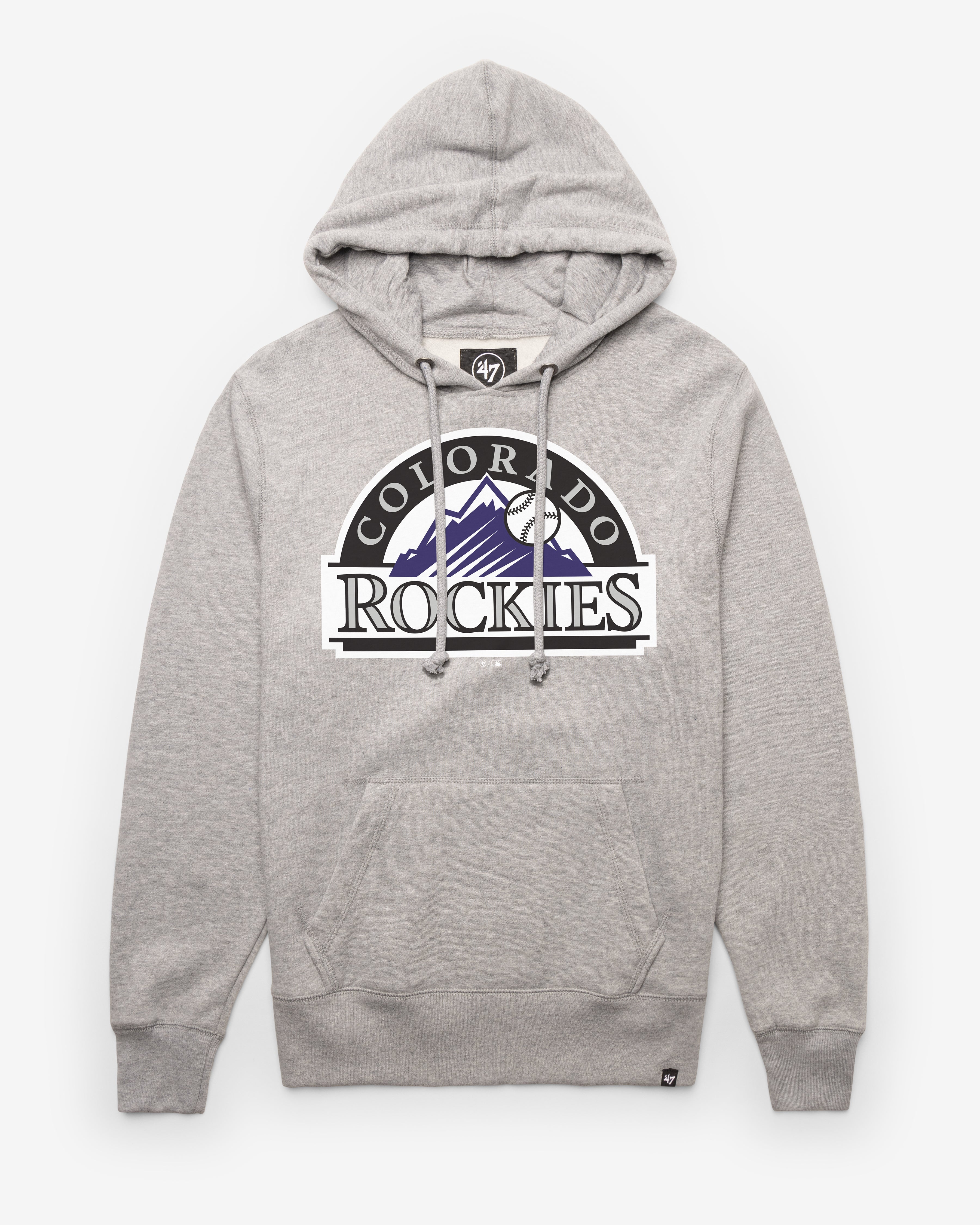 COLORADO ROCKIES COOPERSTOWN IMPRINT '47 HEADLINE HOOD SLATE GREY
