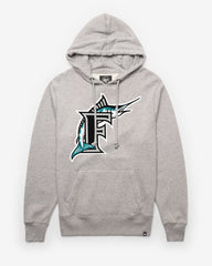 MIAMI MARLINS COOPERSTOWN IMPRINT '47 HEADLINE HOOD SLATE GREY
