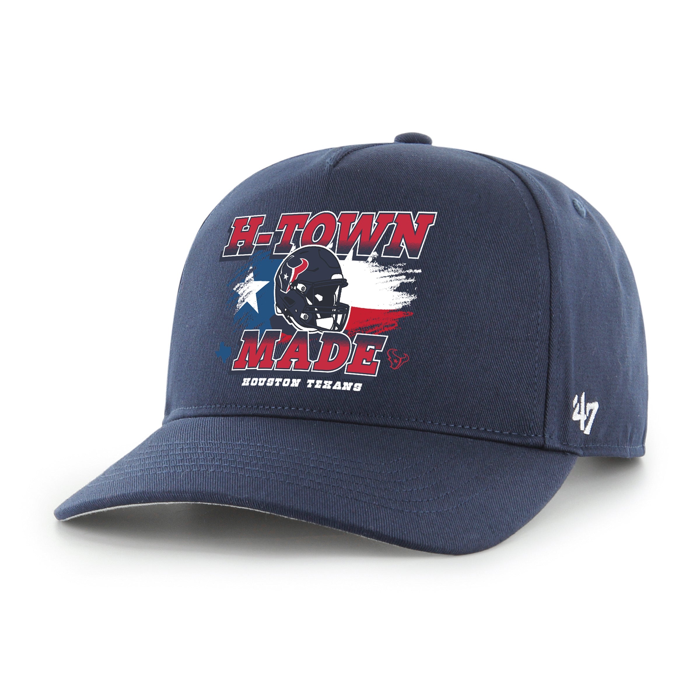 HOUSTON TEXANS SCREEN GRAPHIC '47 HITCH RF RELAXED FIT NAVY