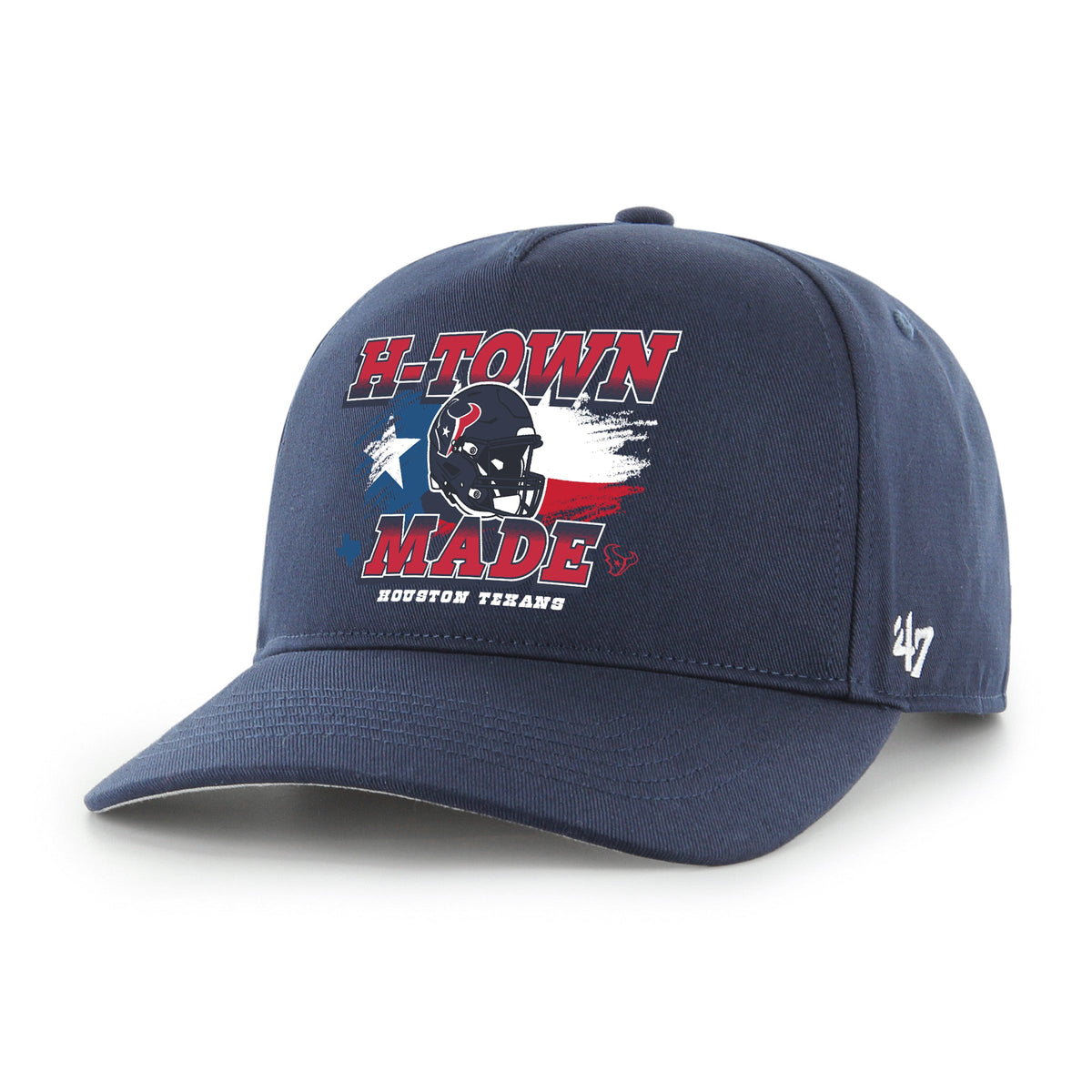 HOUSTON TEXANS SCREEN GRAPHIC '47 HITCH RF RELAXED FIT NAVY