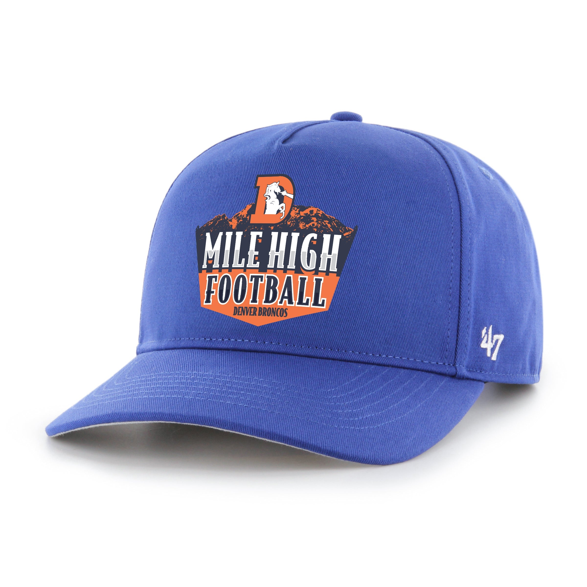 DENVER BRONCOS HISTORIC SCREEN GRAPHIC '47 HITCH RF RELAXED FIT ROYAL