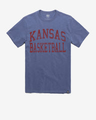 KANSAS JAYHAWKS CLASSIC BLOCK '47 SCRUM TEE BLEACHER BLUE