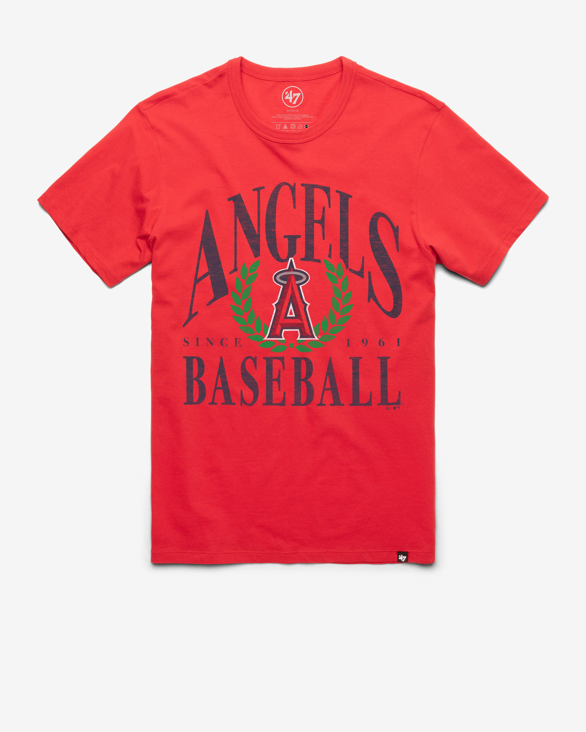 LOS ANGELES ANGELS PITCHOUT '47 FRANKLIN TEE RACER RED