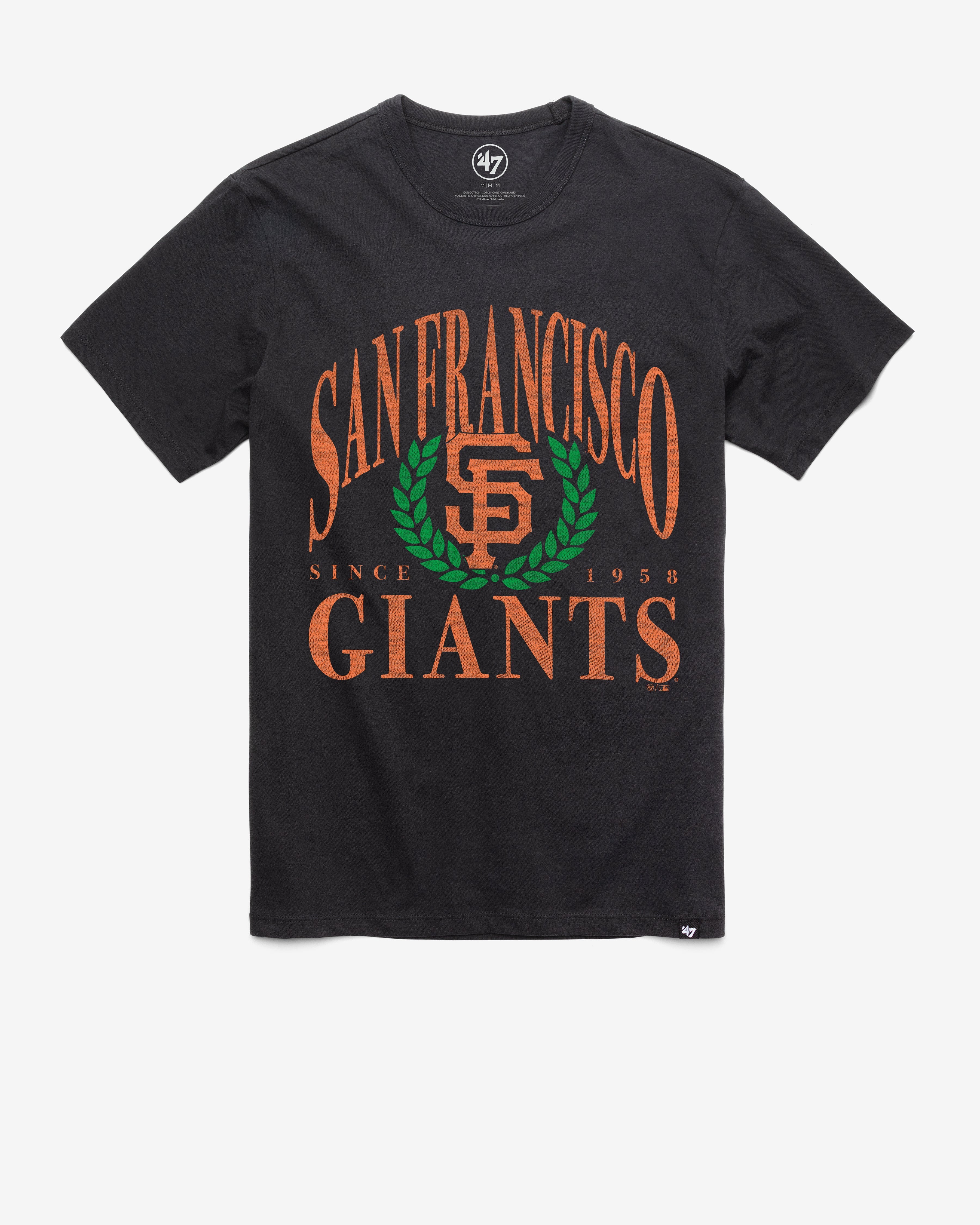 SAN FRANCISCO GIANTS PITCHOUT '47 FRANKLIN TEE FLINT BLACK
