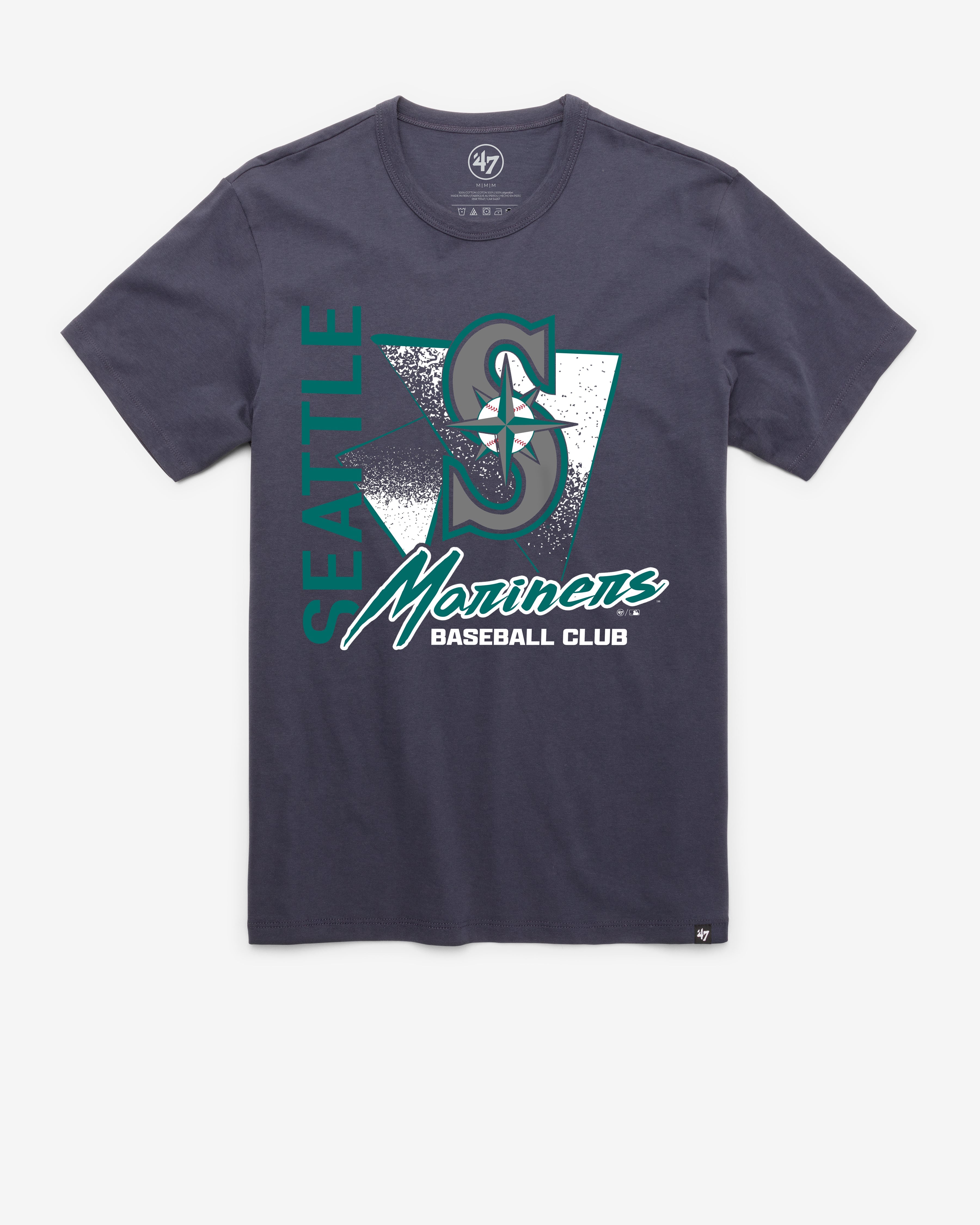 SEATTLE MARINERS SIDE ARM '47 FRANKLIN TEE ATLAS BLUE