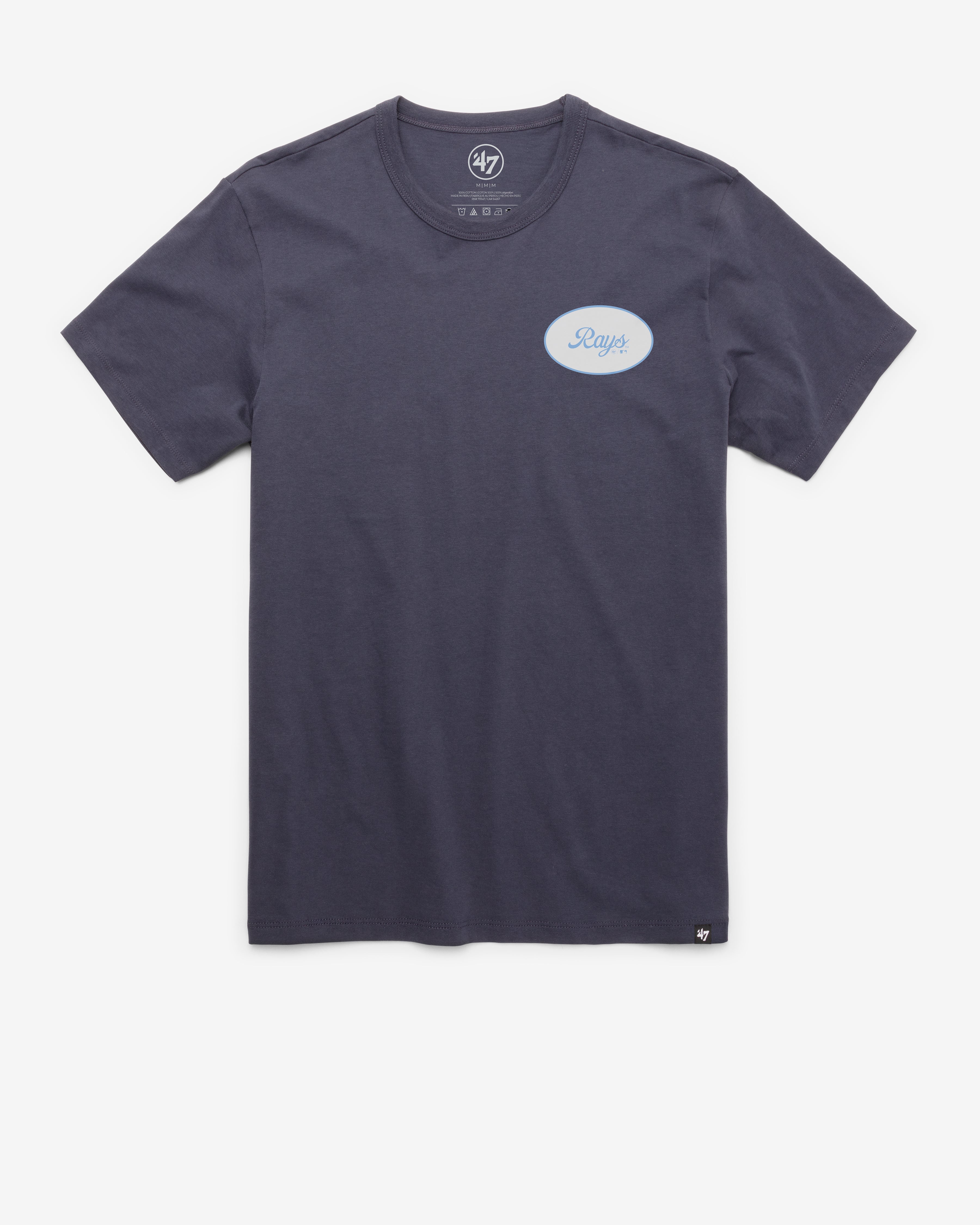 TAMPA BAY RAYS COVERALL '47 FRANKLIN TEE ATLAS BLUE