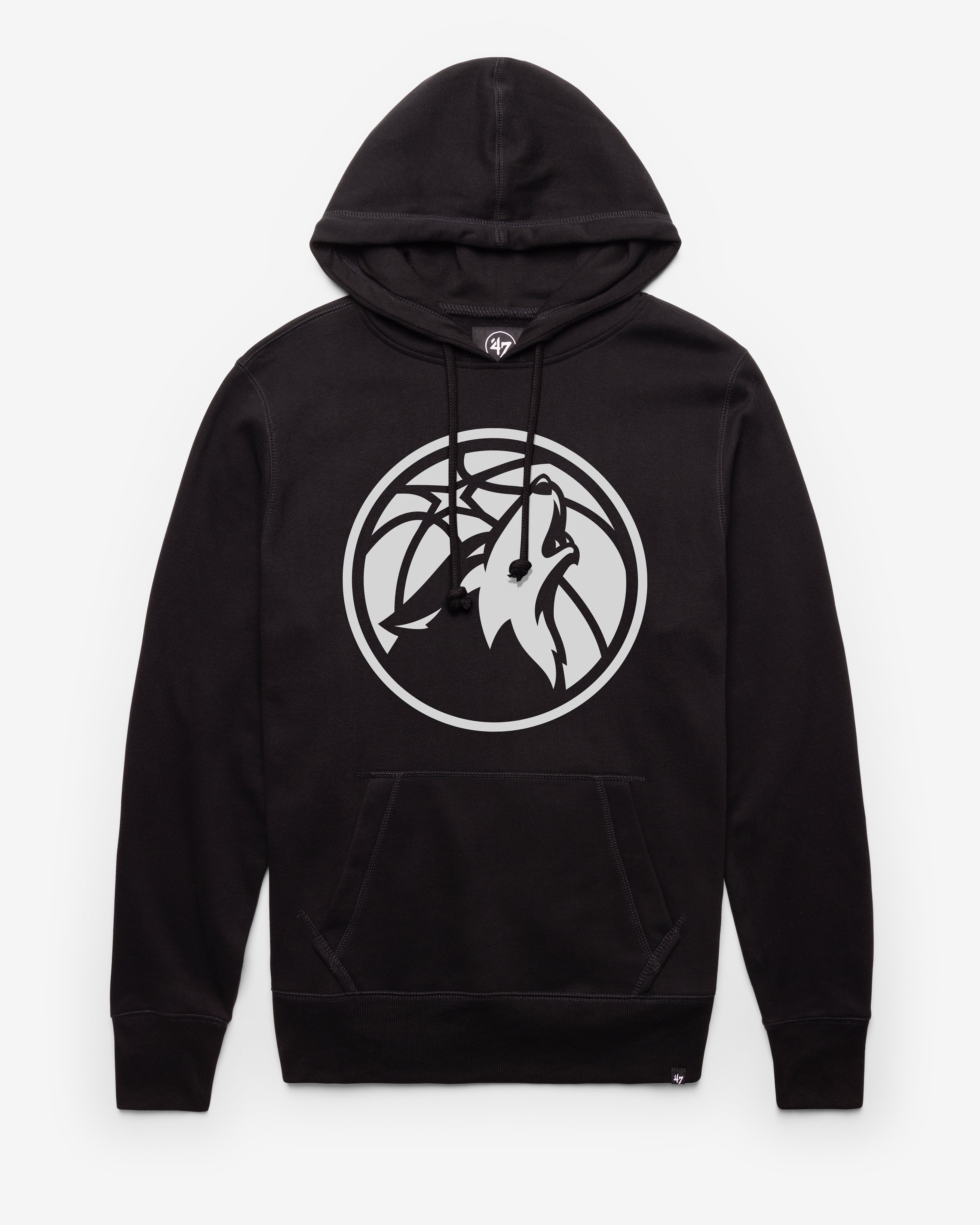 MINNESOTA TIMBERWOLVES IMPRINT '47 HEADLINE HOOD JET BLACK