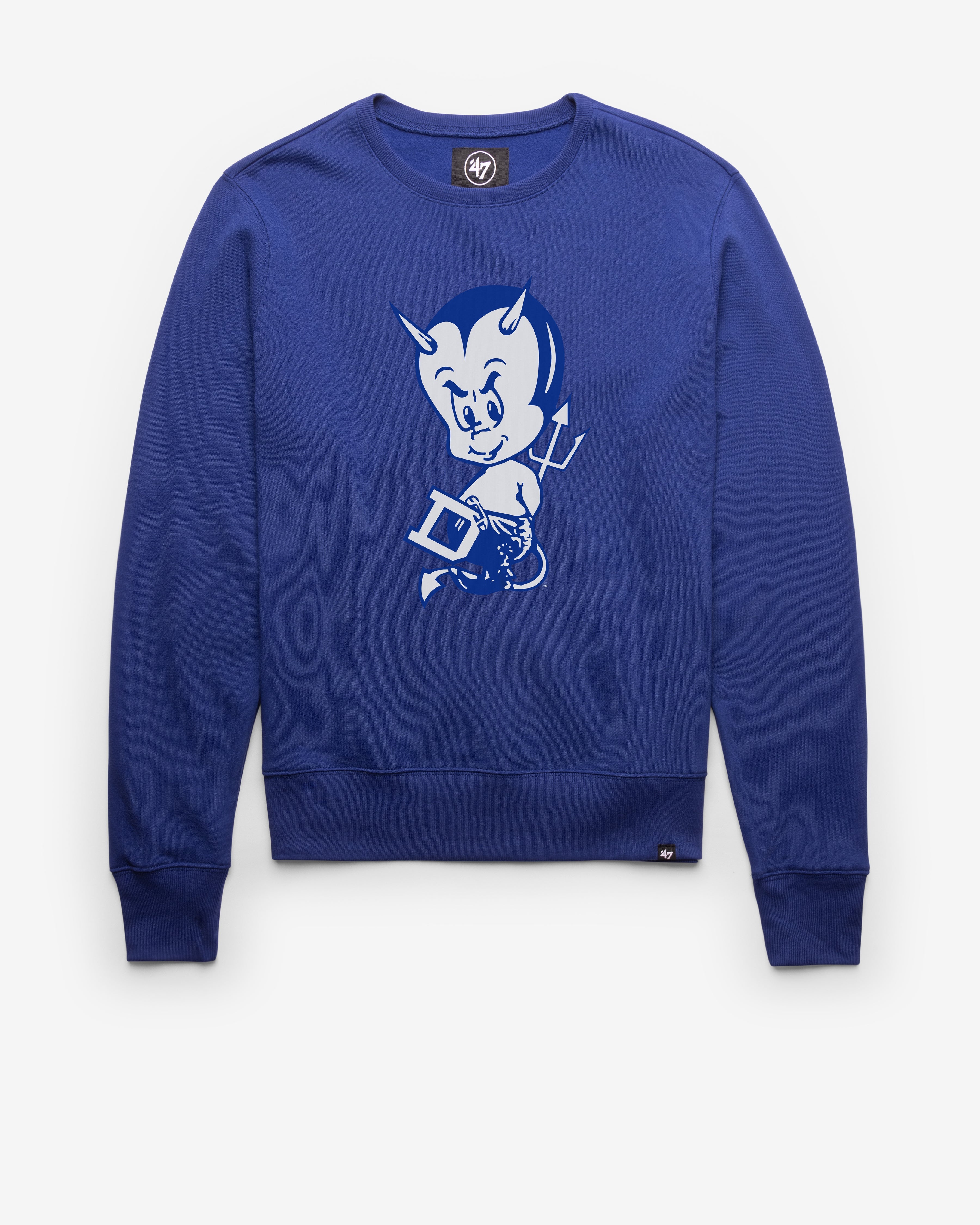 DUKE BLUE DEVILS VINTAGE IMPRINT '47 HEADLINE CREW ROYAL