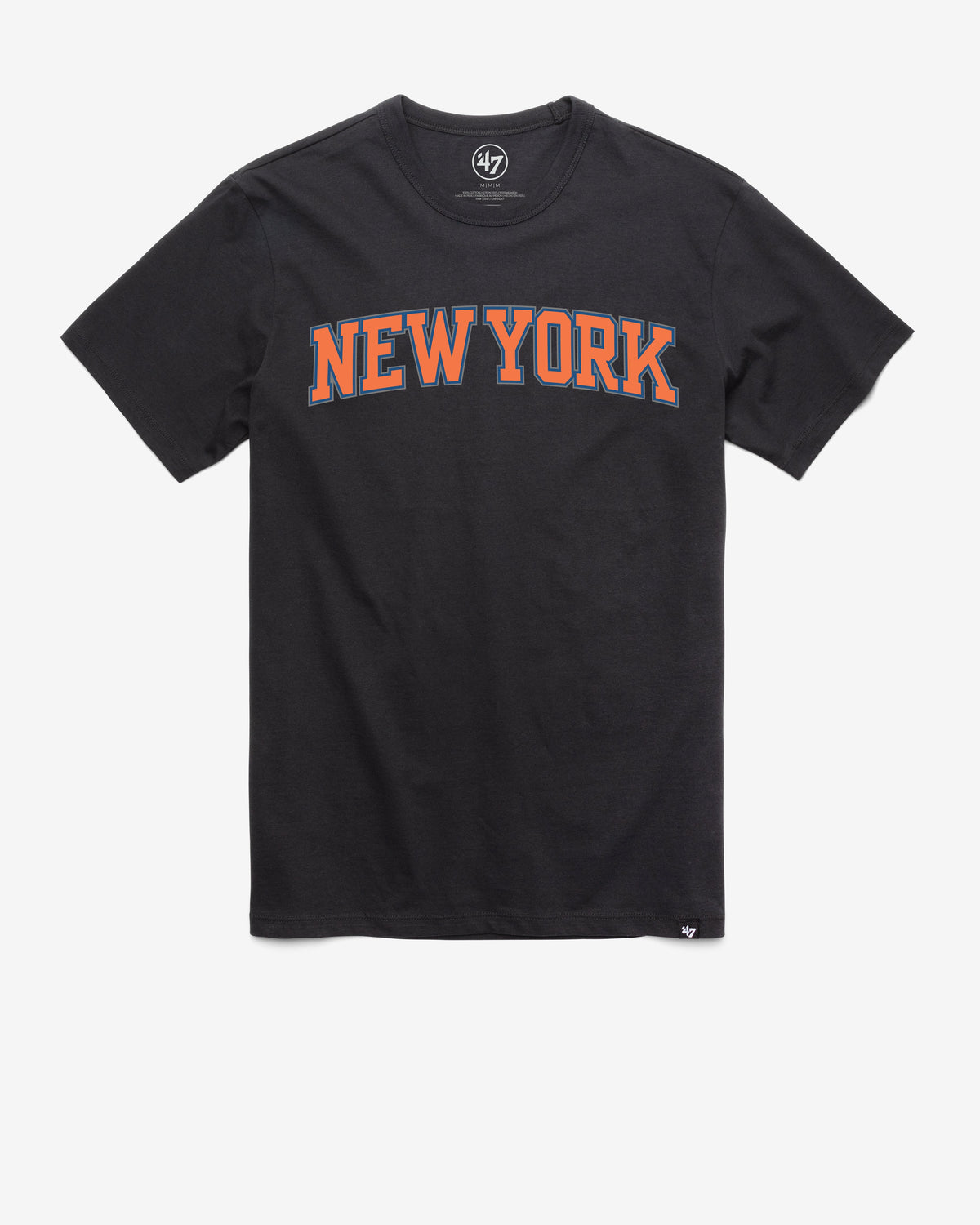 NEW YORK KNICKS WORDMARK '47 FRANKLIN TEE FLINT BLACK