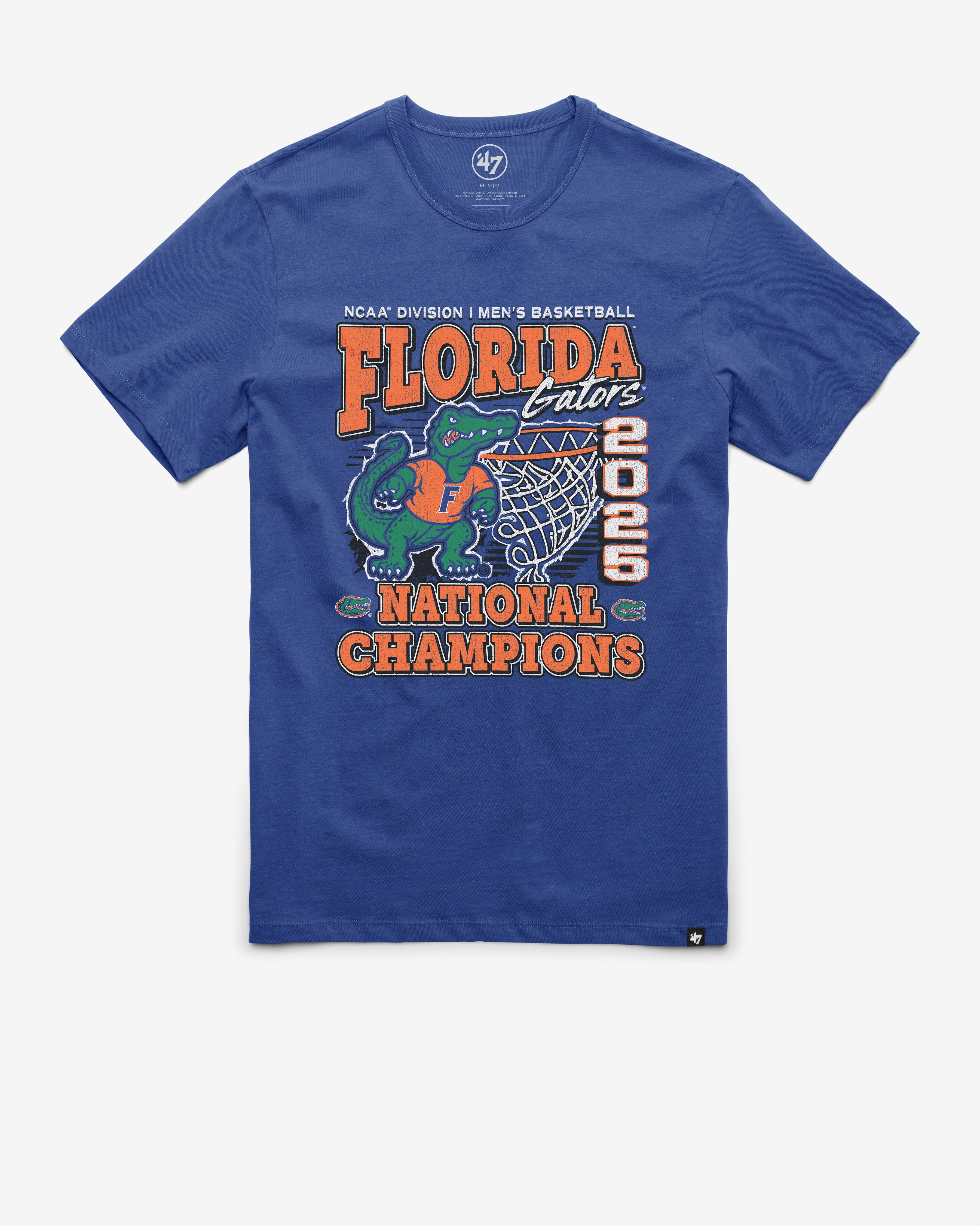 FLORIDA GATORS NCAA NATIONAL CHAMPIONS '47 FRANKLIN TEE JETTY BLUE
