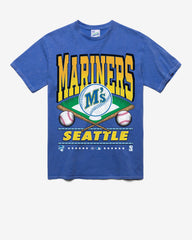 SEATTLE MARINERS COOPERSTOWN STRAIGHT SHOT VINTAGE '47 TUBULAR TEE DT CALI BLUE