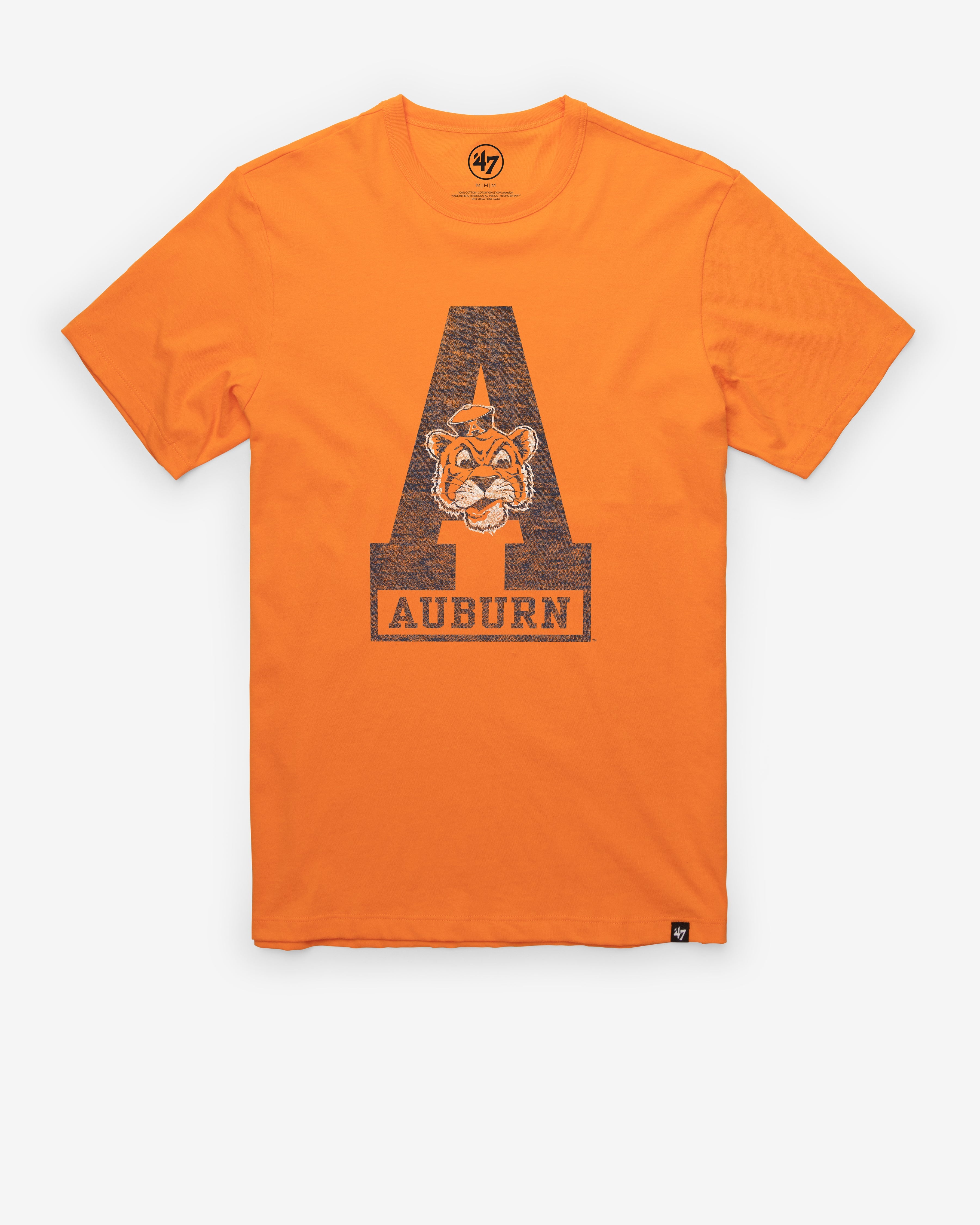 AUBURN TIGERS VINTAGE PREMIER '47 FRANKLIN TEE SIGNAL ORANGE