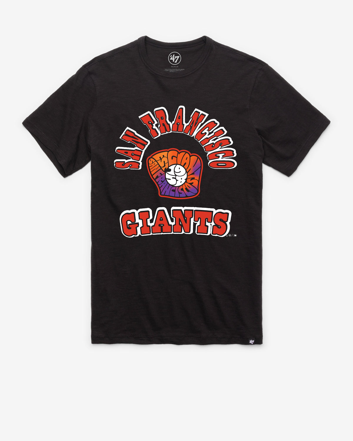 SAN FRANCISCO GIANTS CITY CONNECT COMEBACK '47 SCRUM TEE JET BLACK