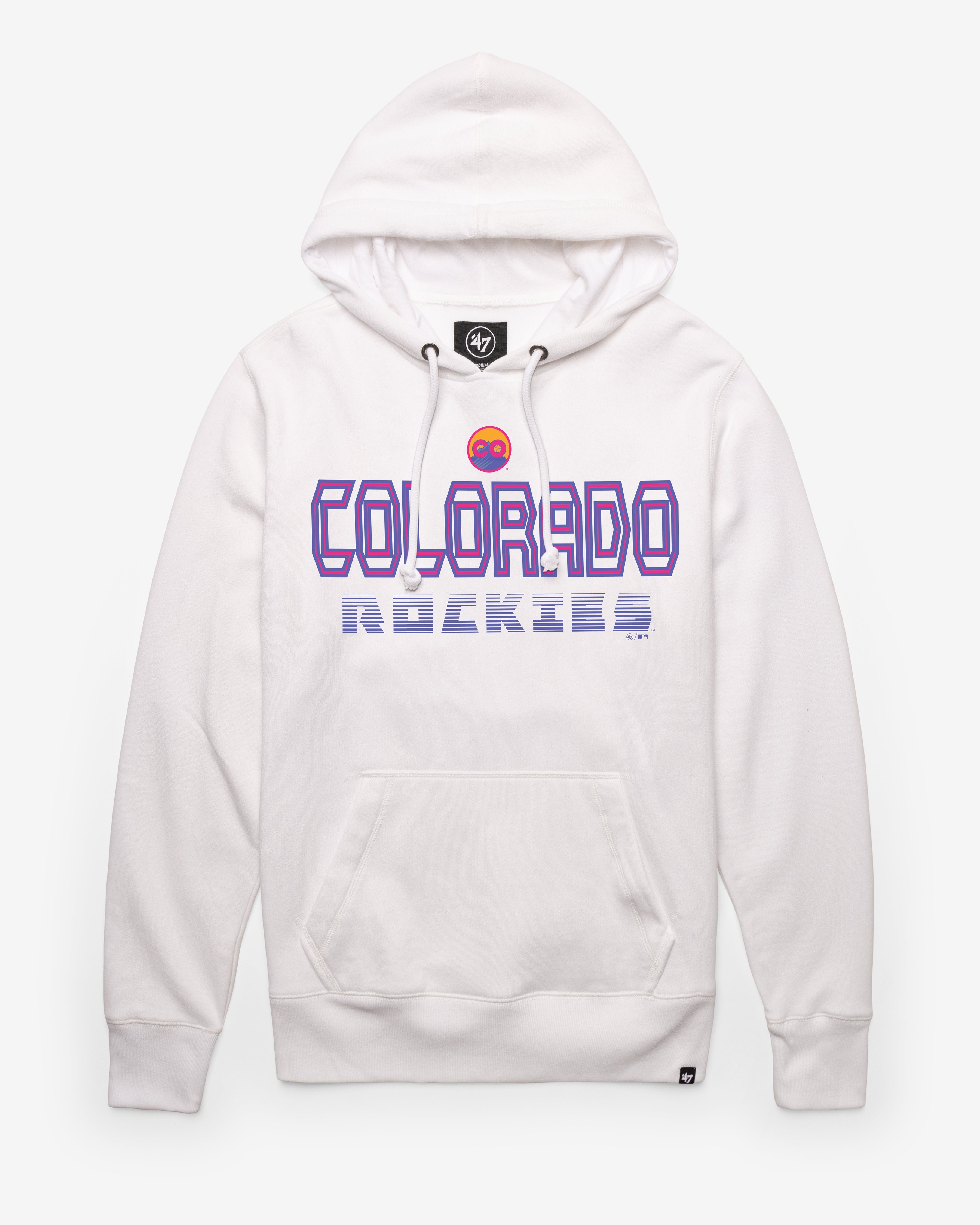 COLORADO ROCKIES CITY CONNECT BYLINE '47 HEADLINE HOOD WHITE WASH
