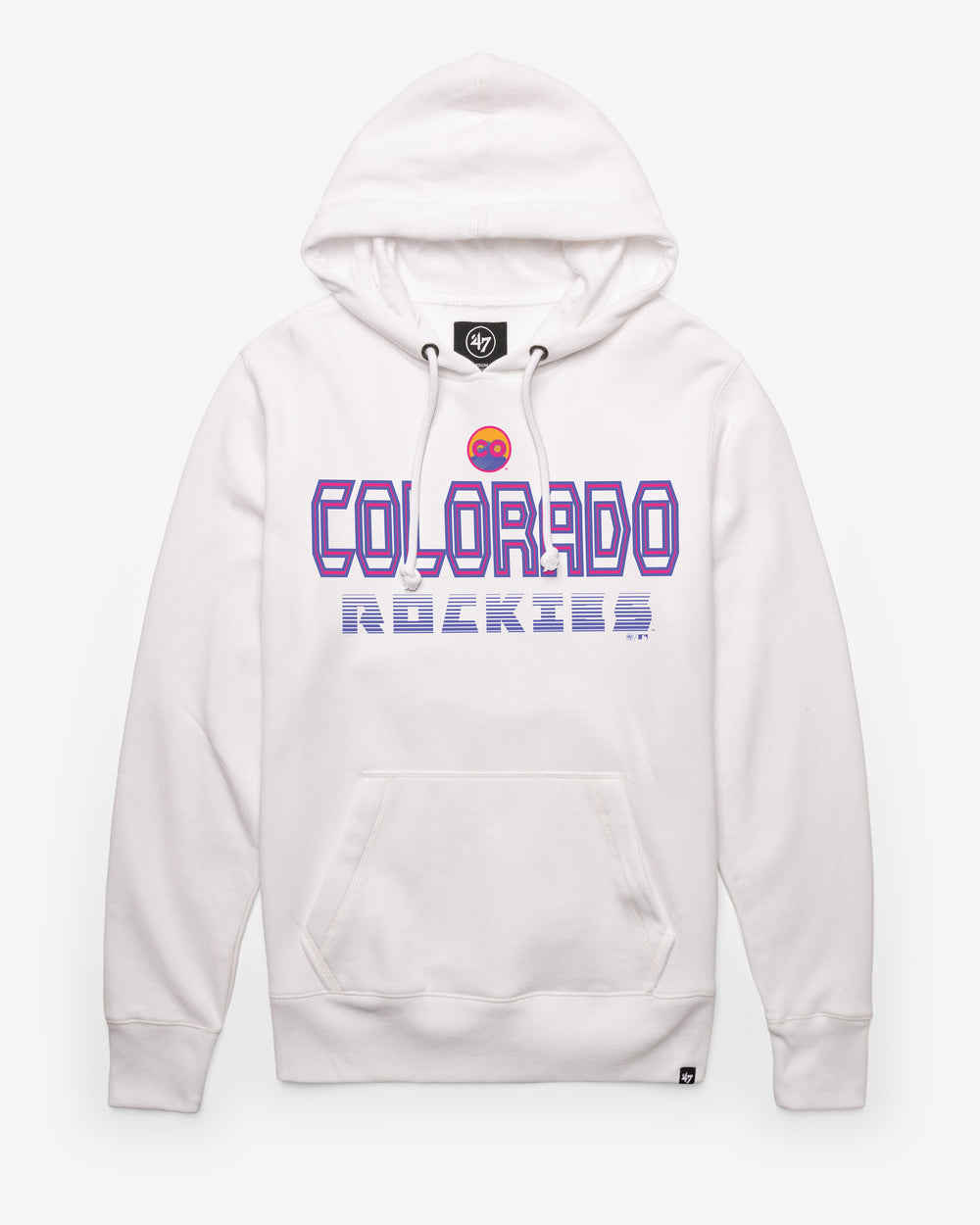COLORADO ROCKIES CITY CONNECT BYLINE '47 HEADLINE HOOD WHITE WASH