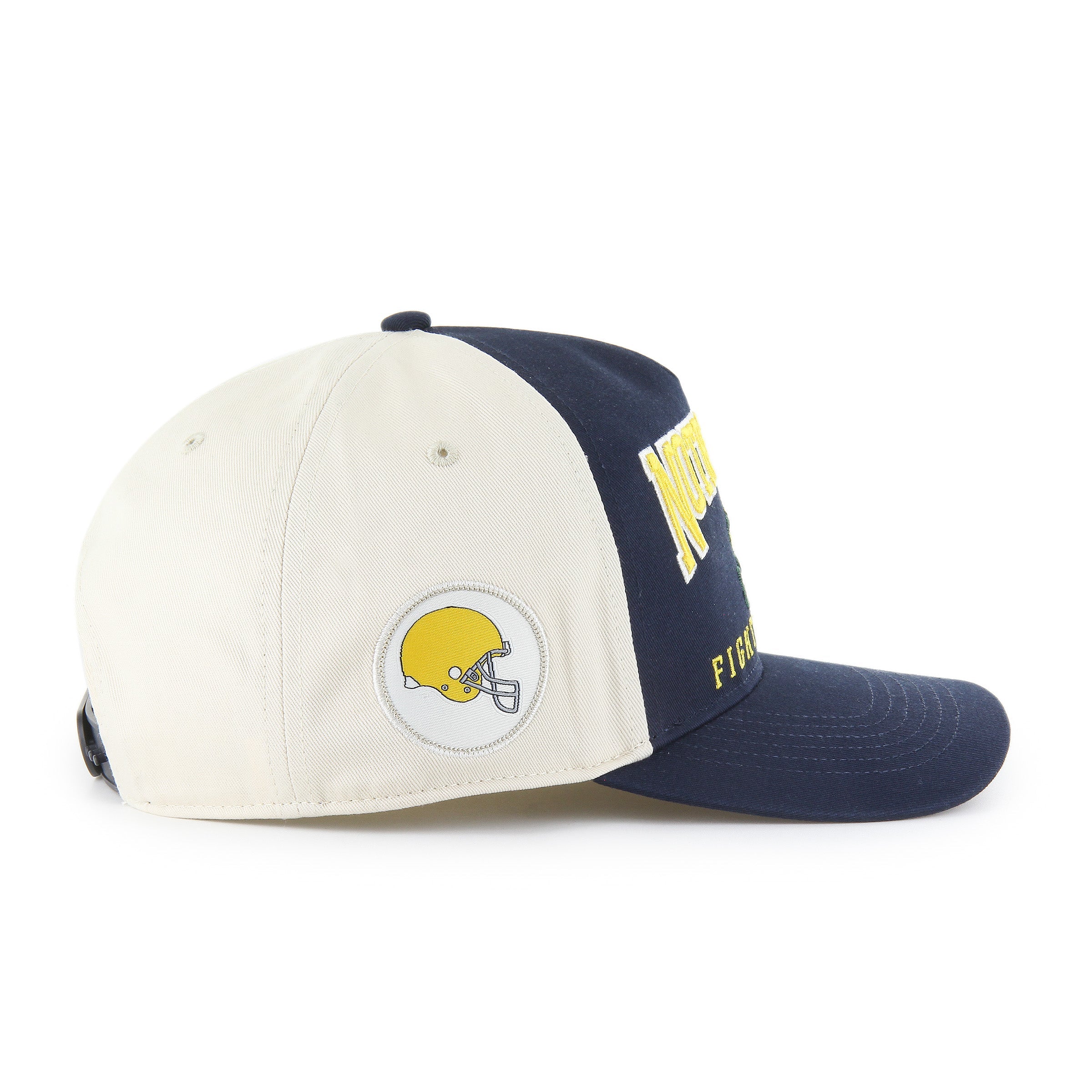 NOTRE DAME FIGHTING IRISH VINTAGE HARD HAT '47 HITCH NAVY