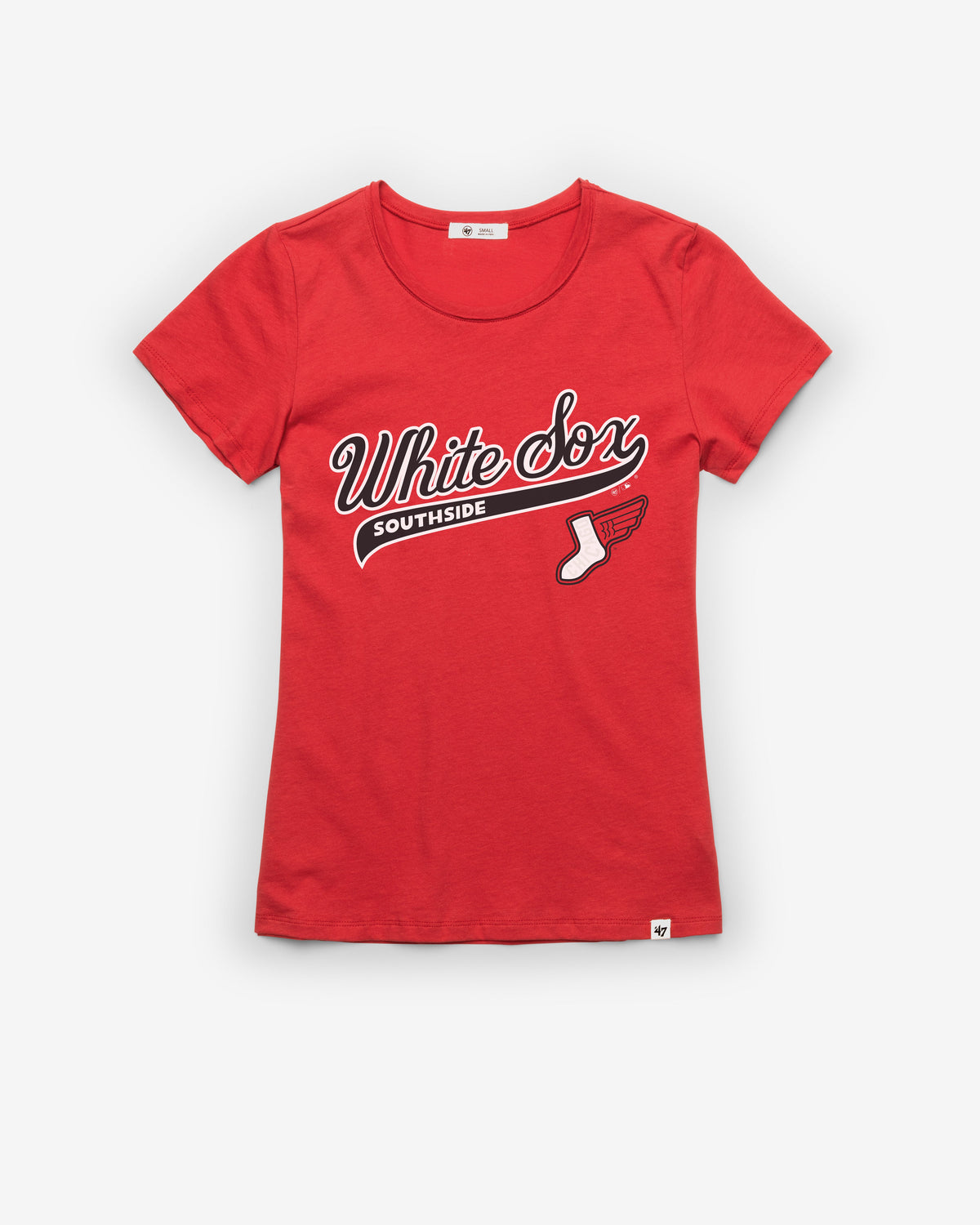 CHICAGO WHITE SOX CITY CONNECT TAIL SWEEP '47 FRANKIE TEE WOMENS RACER RED