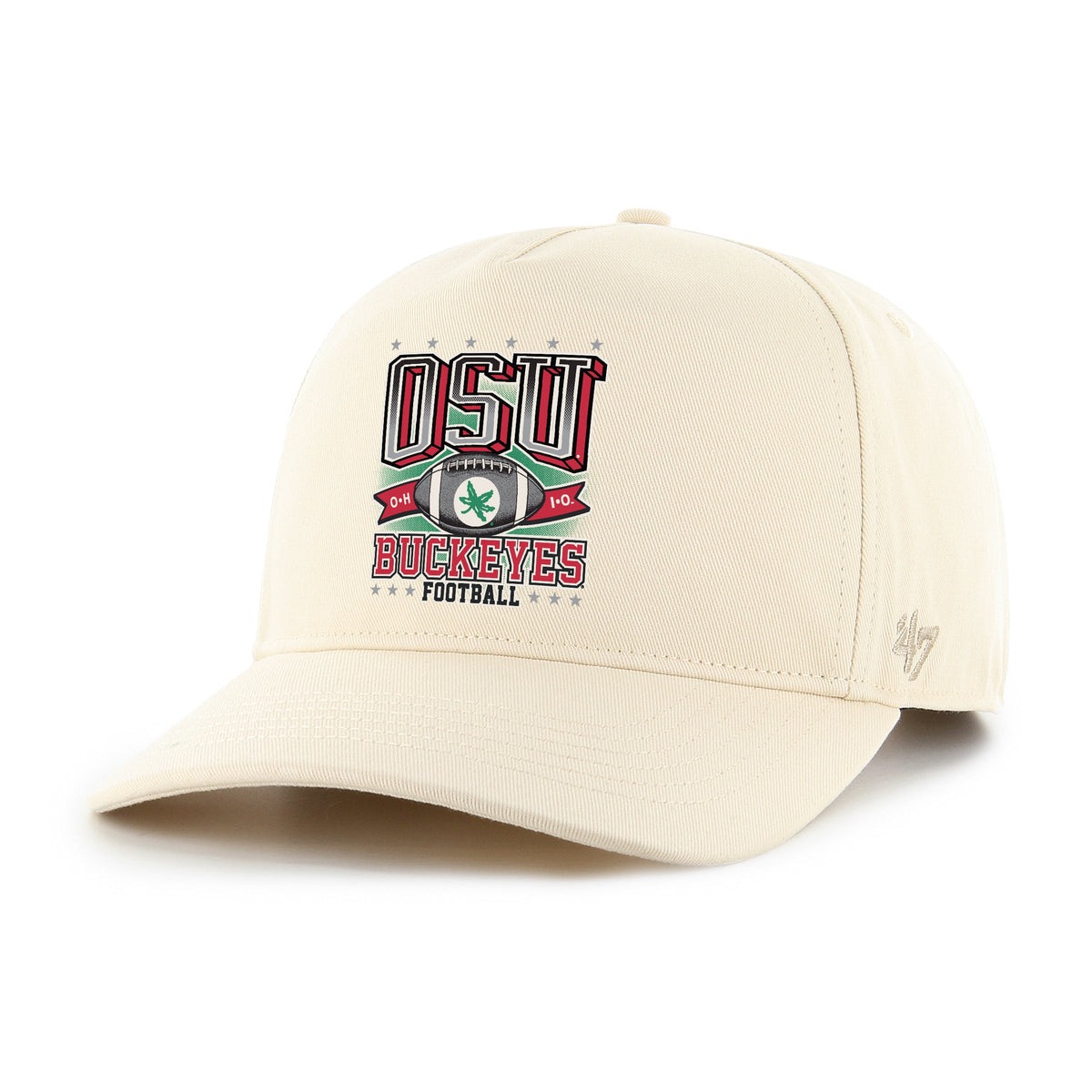 OHIO STATE BUCKEYES SCREEN GRAPHIC '47 HITCH NATURAL
