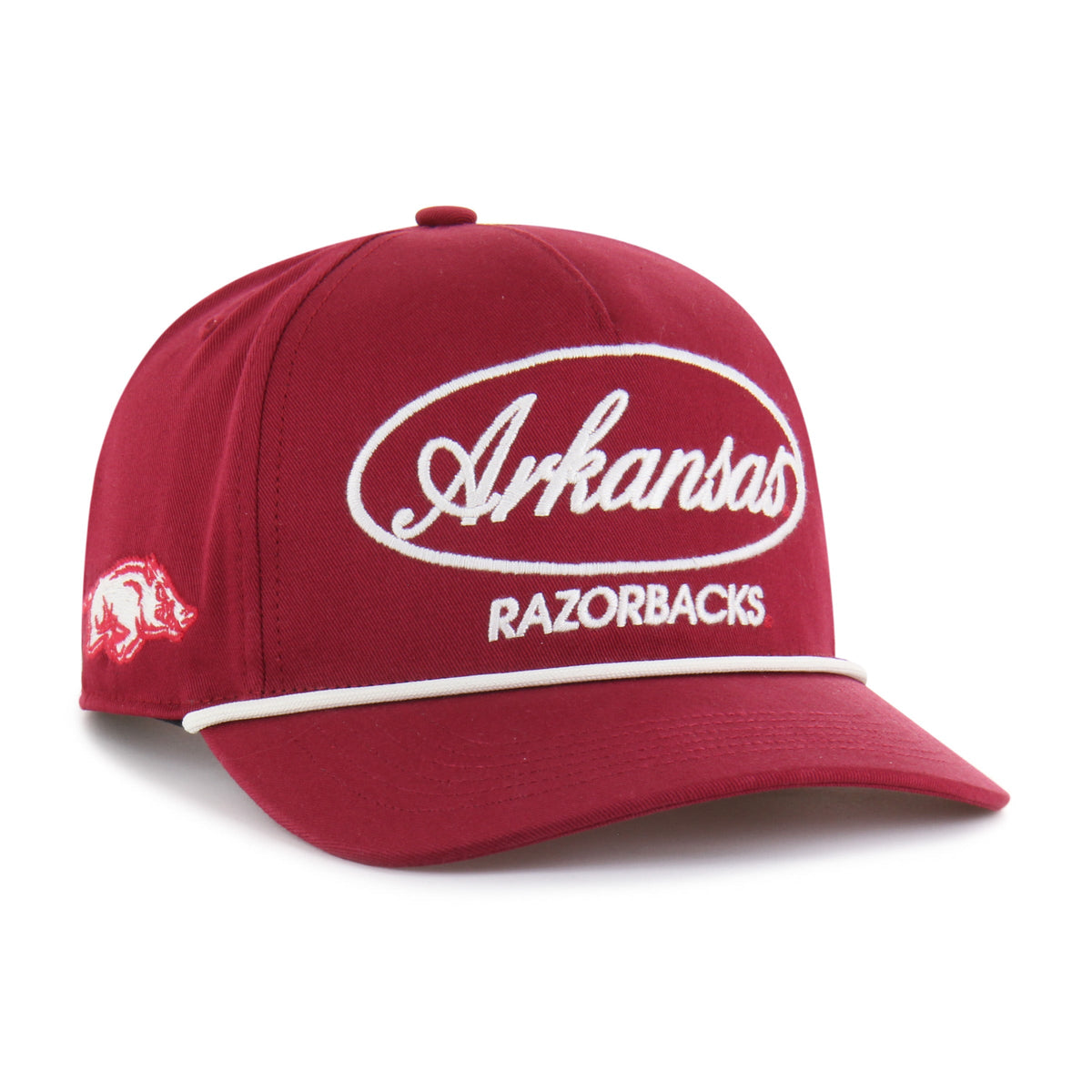 ARKANSAS RAZORBACKS FOUNDATIONAL '47 HITCH RF RELAXED FIT DARK RED