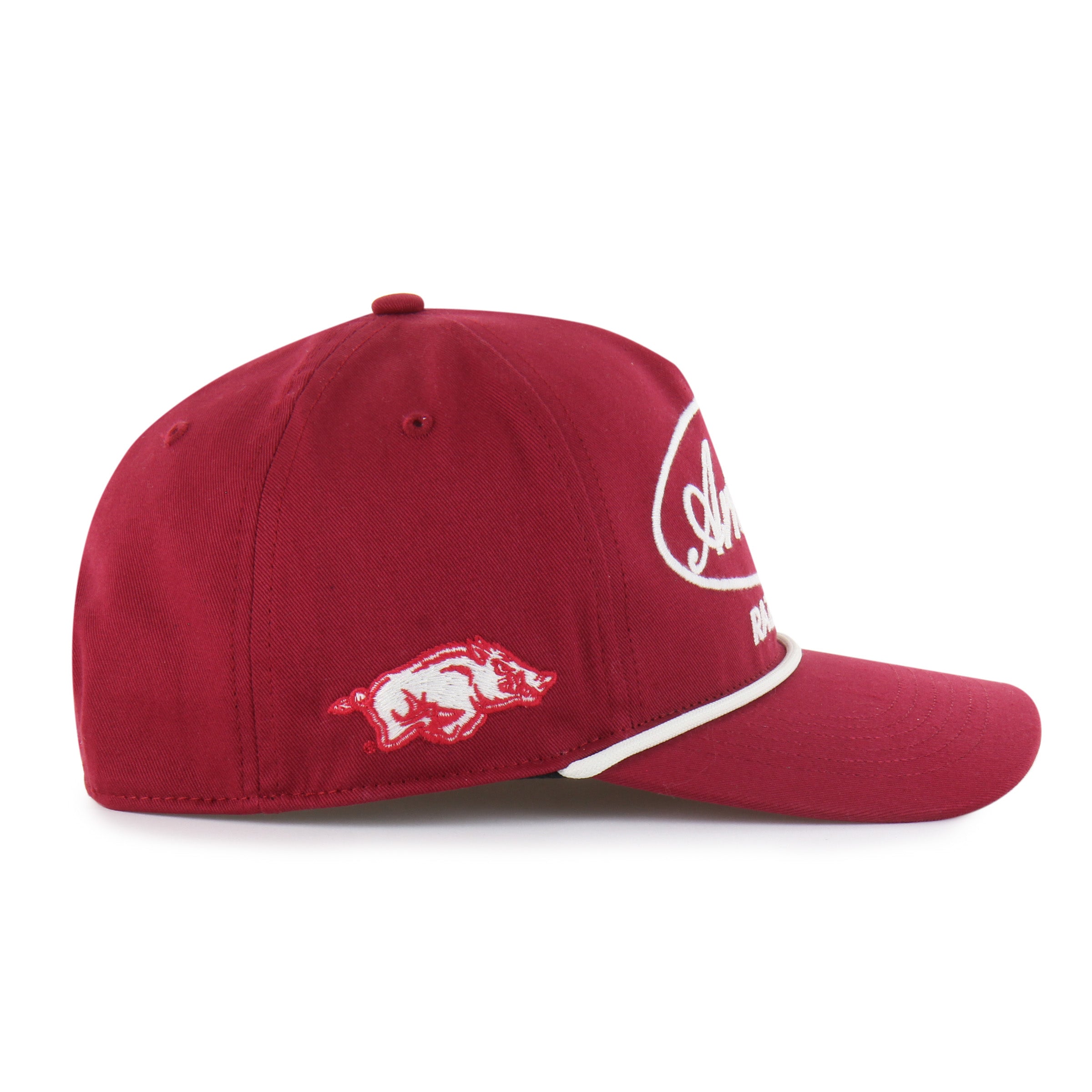 ARKANSAS RAZORBACKS FOUNDATIONAL '47 HITCH RF RELAXED FIT DARK RED