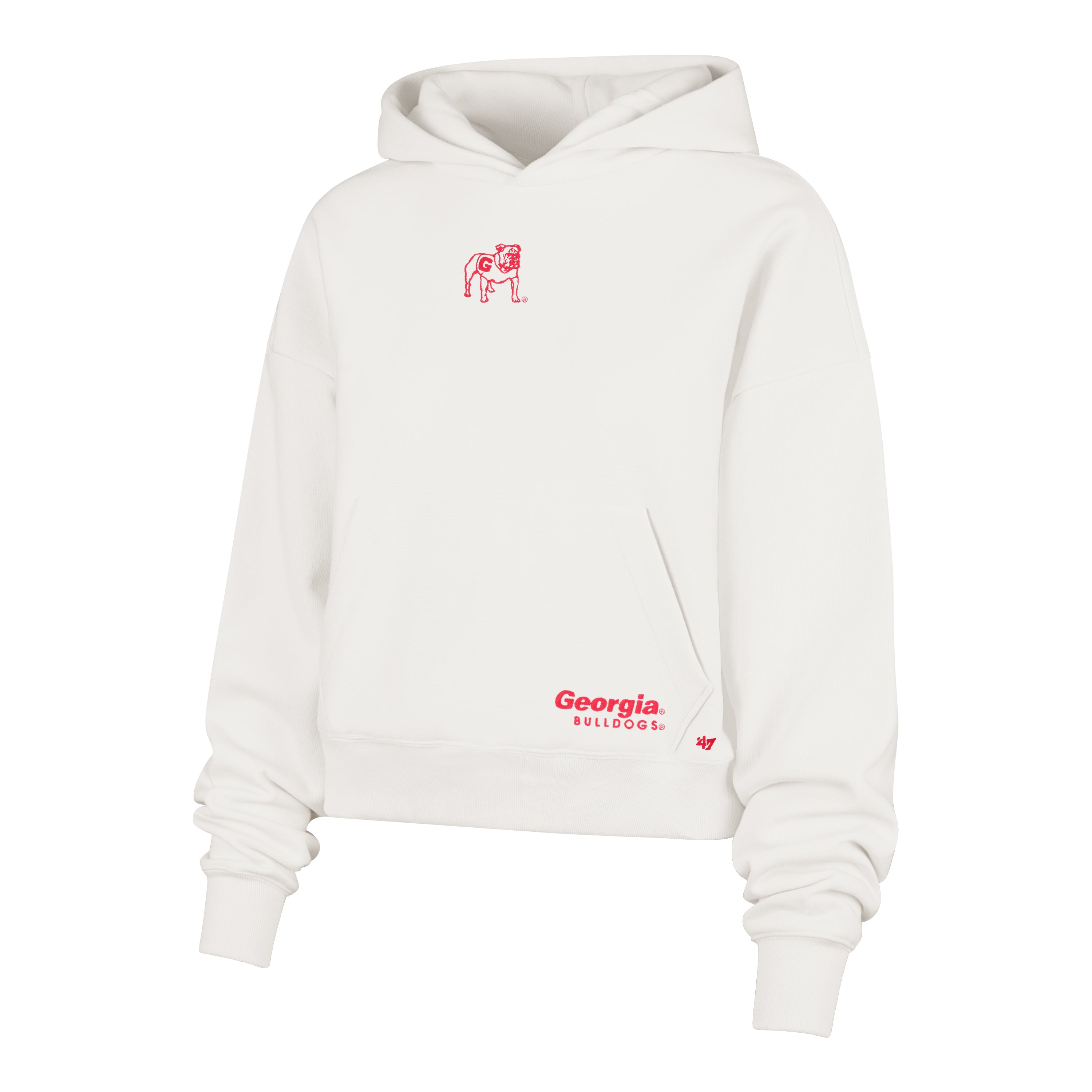 GEORGIA BULLDOGS SUE '47 FOUNDATION HOOD WOMENS SANDSTONE