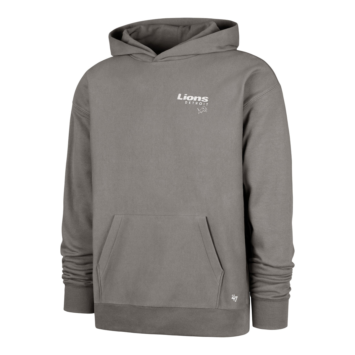 DETROIT LIONS TRIPLE DOUBLE '47 FOUNDATION HOOD WOLF GREY