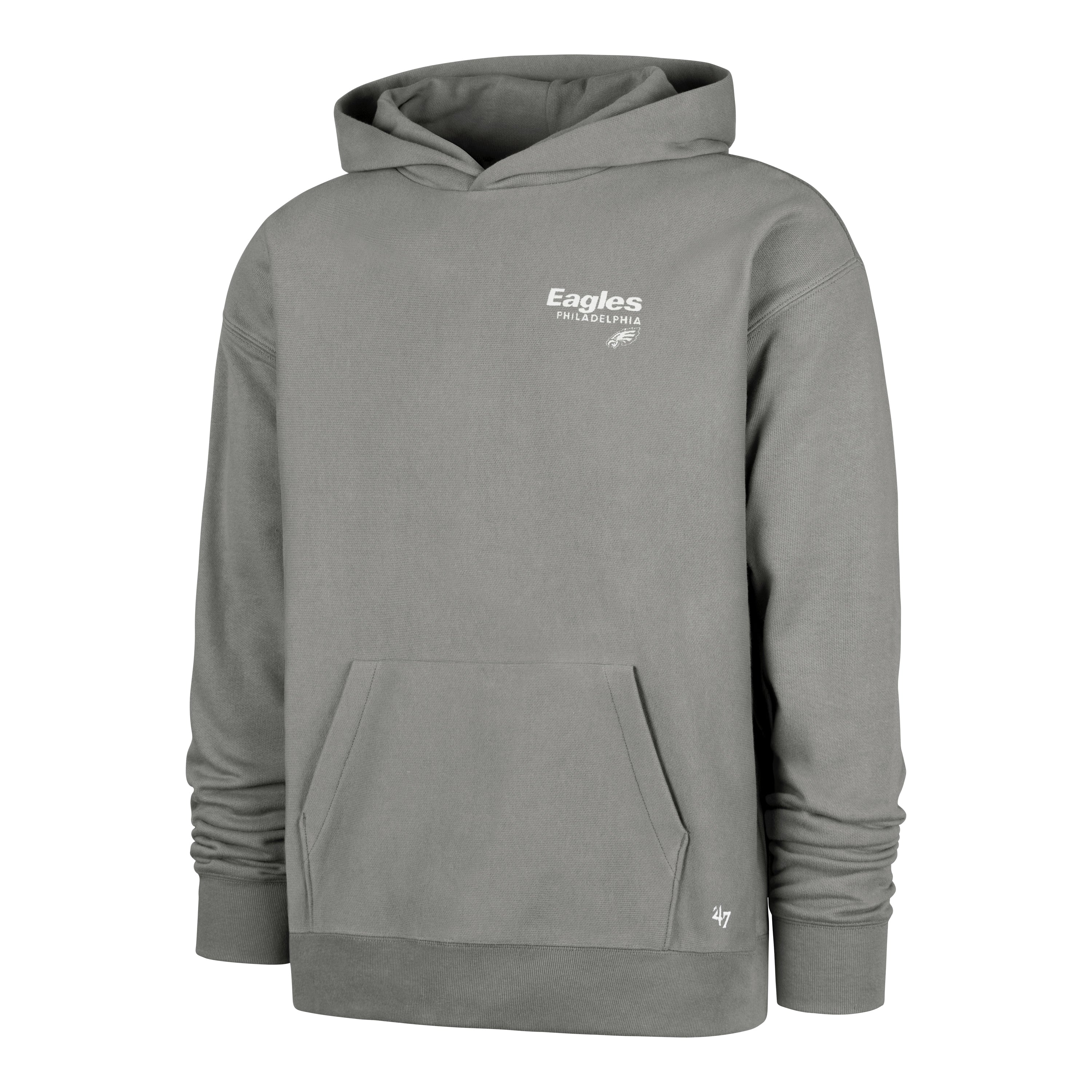 PHILADELPHIA EAGLES TRIPLE DOUBLE '47 FOUNDATION HOOD WOLF GREY