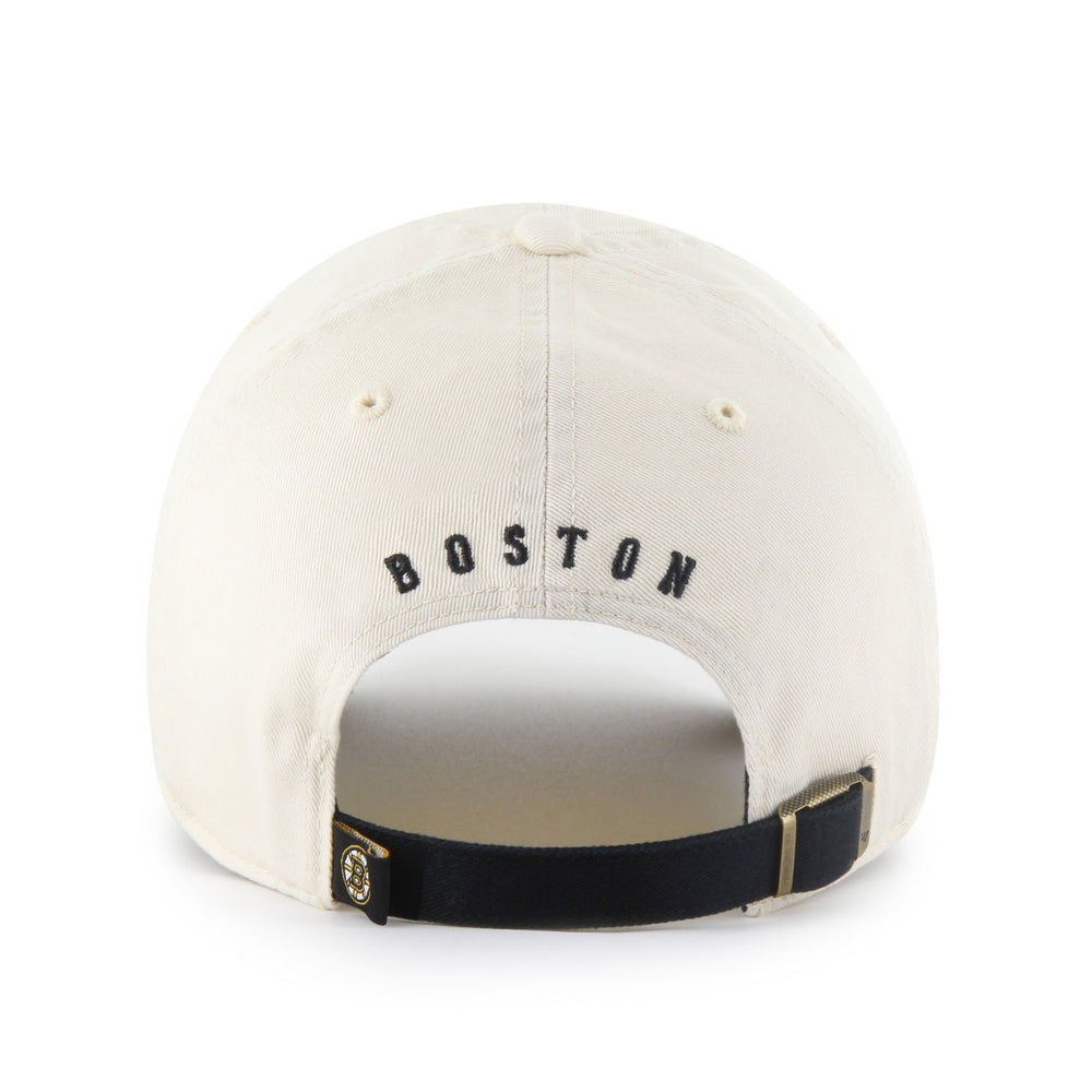 BOSTON BRUINS HARD HAT TWO TONE '47 CLEAN UP NATURAL