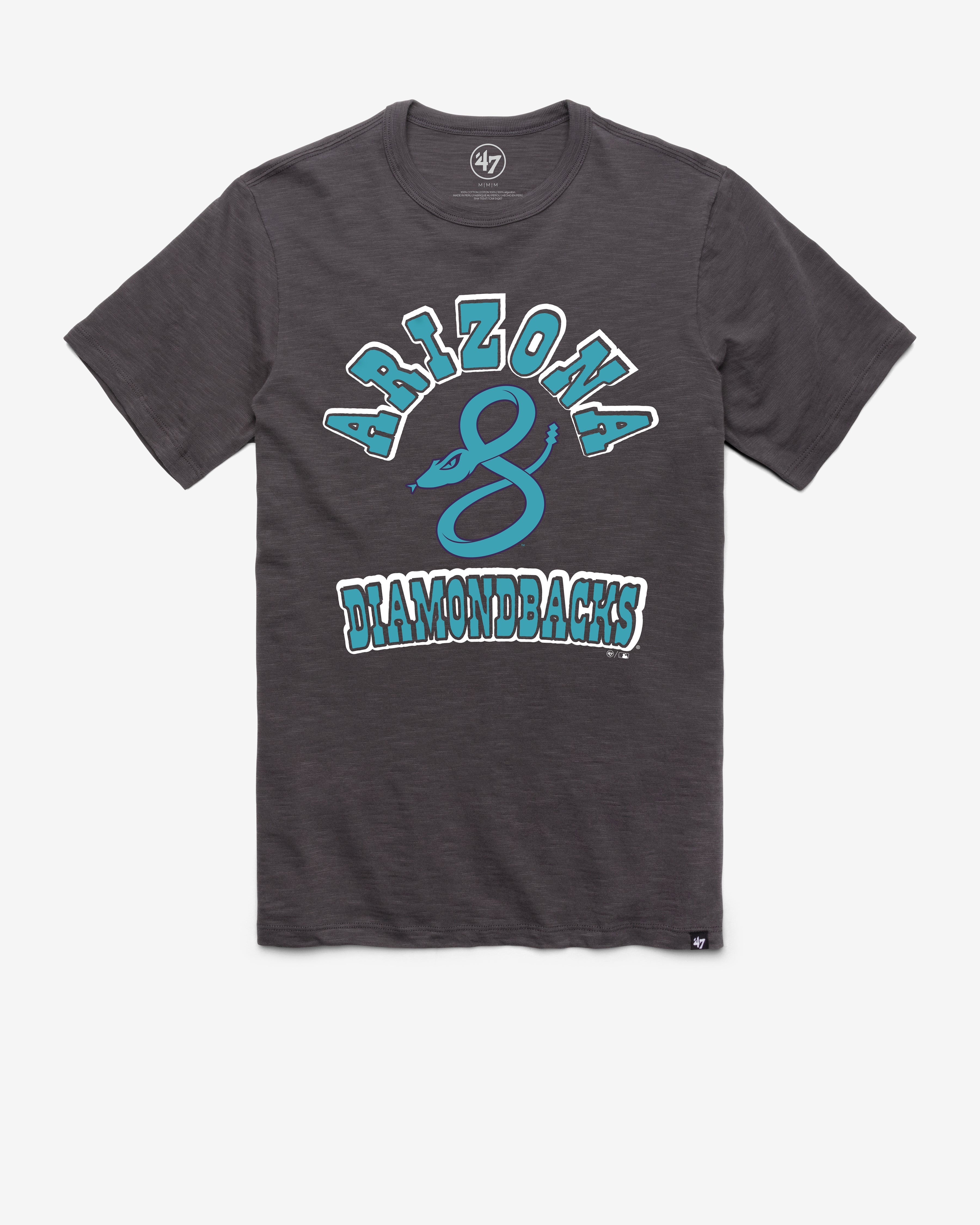 ARIZONA DIAMONDBACKS CITY CONNECT COMEBACK '47 SCRUM TEE CHARCOAL