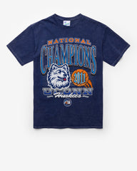 CONNECTICUT HUSKIES UCONN H-CHAMPS LOCKER VINTAGE '47 TUBULAR TEE DT NAVY
