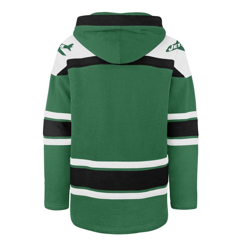 NEW YORK JETS HISTORIC SUPERIOR '47 LACER HOOD KELLY