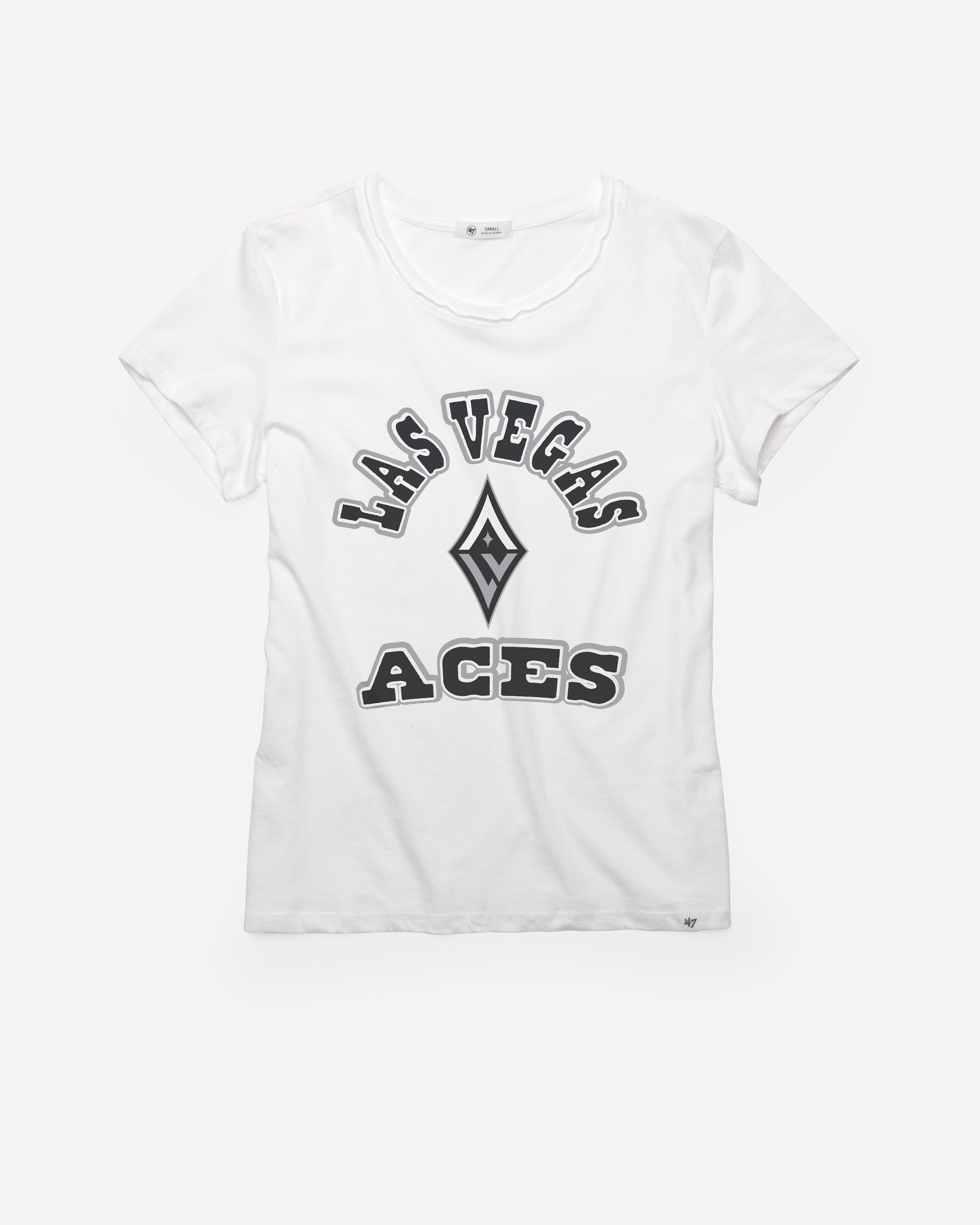 LAS VEGAS ACES COMEBACK '47 FRANKIE TEE WOMENS WHITE WASH