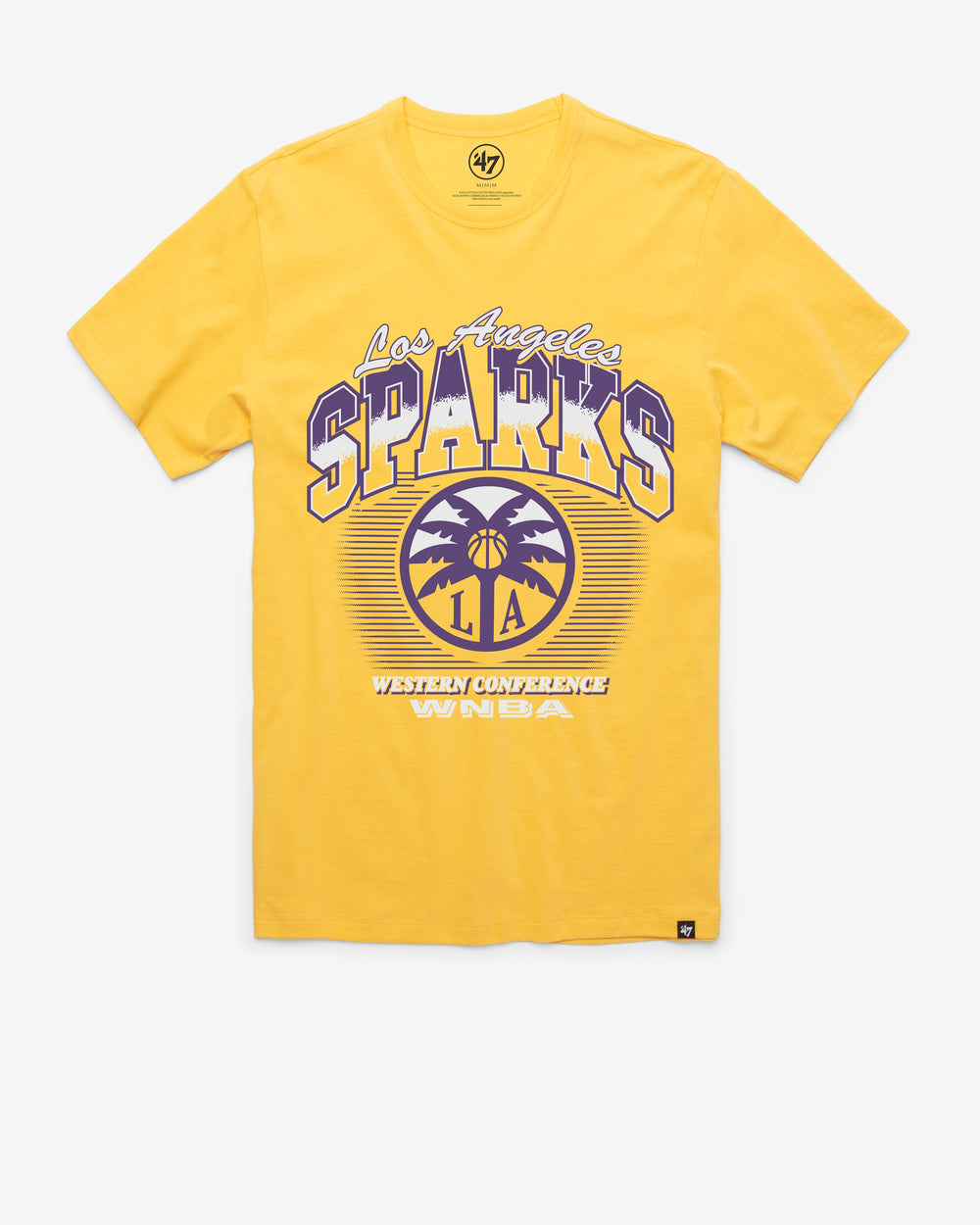 LOS ANGELES SPARKS PICK AND ROLL '47 FRANKLIN TEE GOLDFINCH