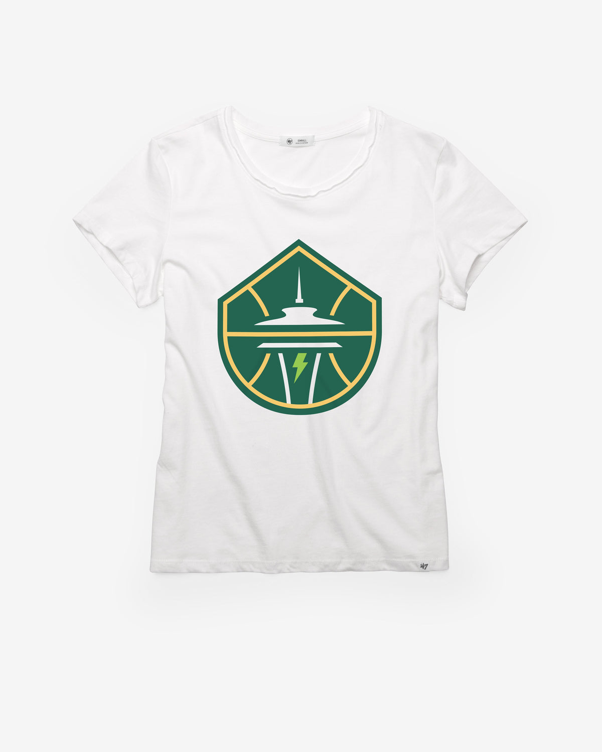 SEATTLE STORM IMPRINT '47 FRANKIE TEE WOMENS WHITE WASH