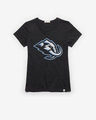 UTAH MAMMOTH IMPRINT '47 FRANKIE TEE WOMENS FLINT BLACK