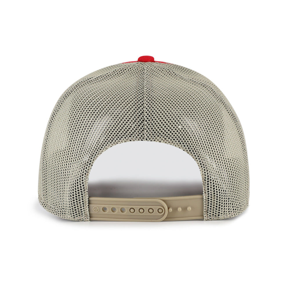 OHIO STATE BUCKEYES ARID '47 TRUCKER RED