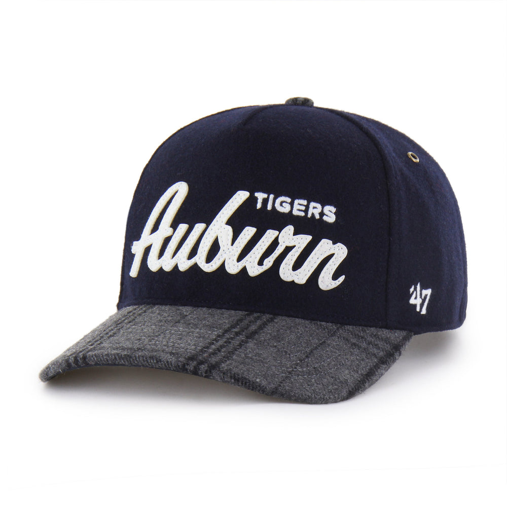 AUBURN TIGERS WINDOWPANE PLAID '47 HITCH RF RELAXED FIT NAVY