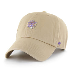 LOUISIANA STATE TIGERS LSU VIN MICRO PATCH 47 CLEAN UP KHAKI