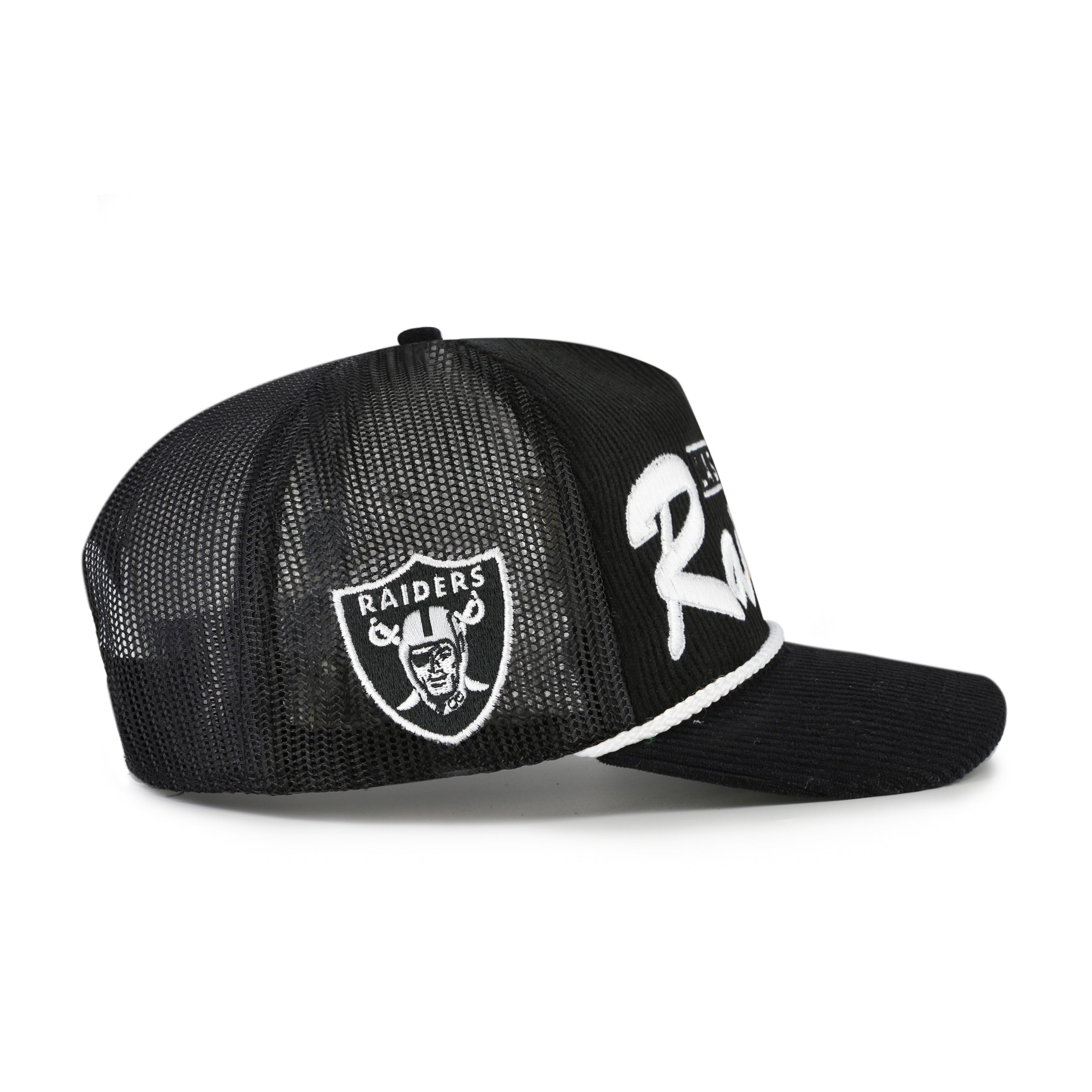 LAS VEGAS RAIDERS DOUBLE HEADER MESH '47 HITCH RF RELAXED FIT BLACK