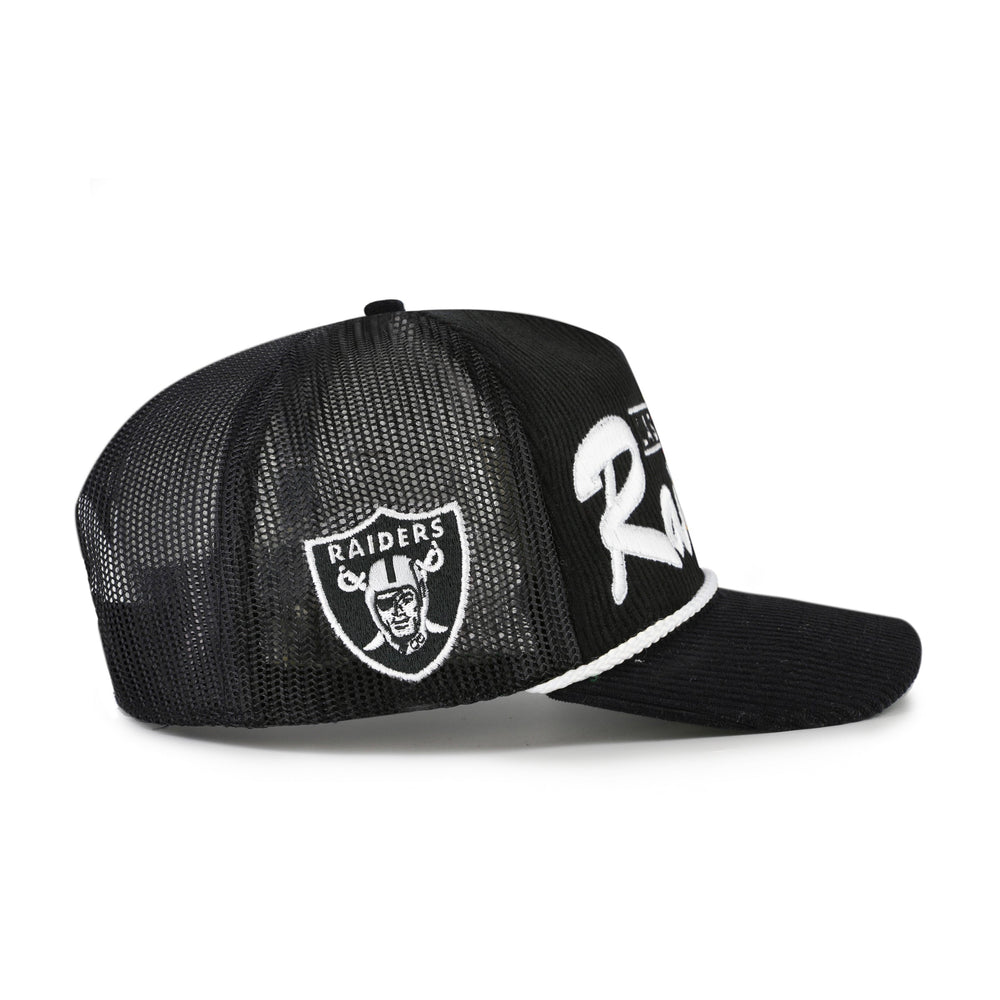 LAS VEGAS RAIDERS DOUBLE HEADER MESH '47 HITCH RF RELAXED FIT BLACK