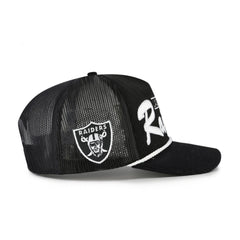 LAS VEGAS RAIDERS DOUBLE HEADER MESH '47 HITCH RF RELAXED FIT BLACK
